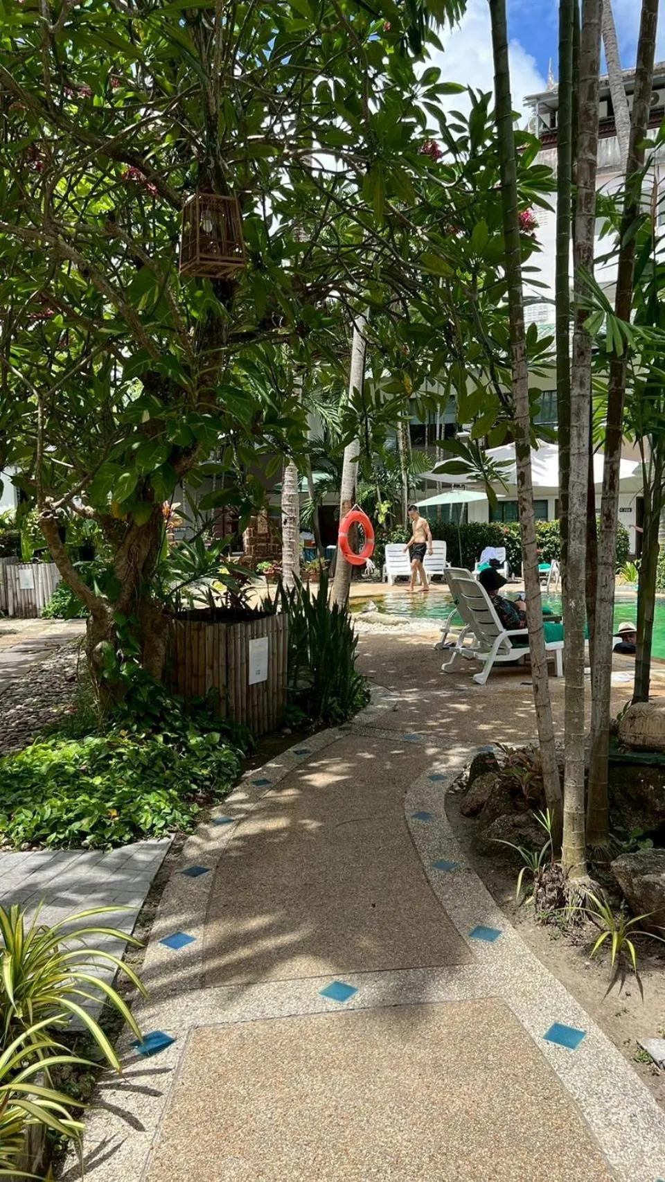 Inner courtyard view in The Viridian Resort Patong