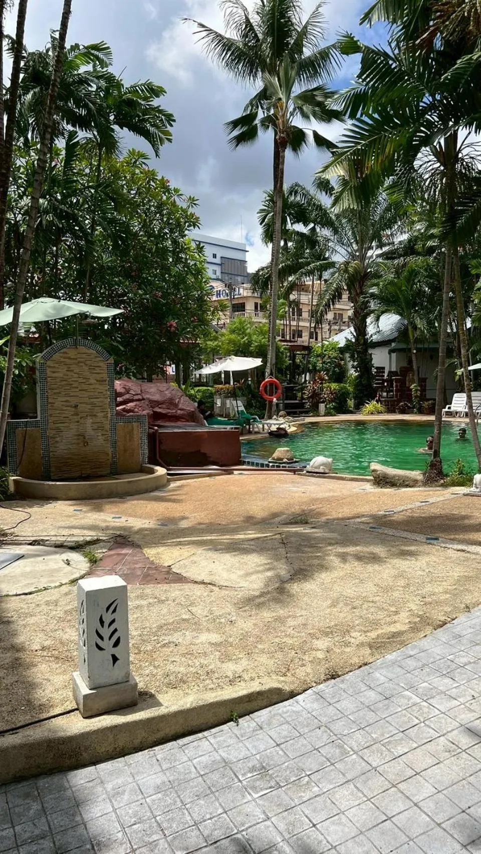 Inner courtyard view in The Viridian Resort Patong