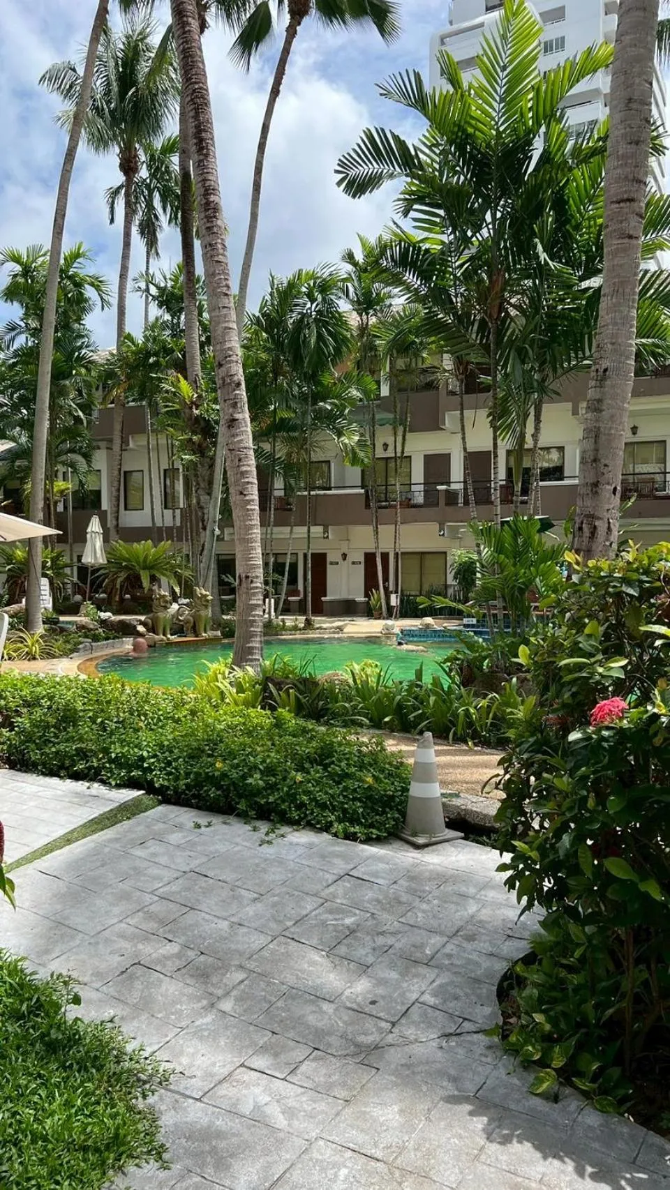 Inner courtyard view in The Viridian Resort Patong