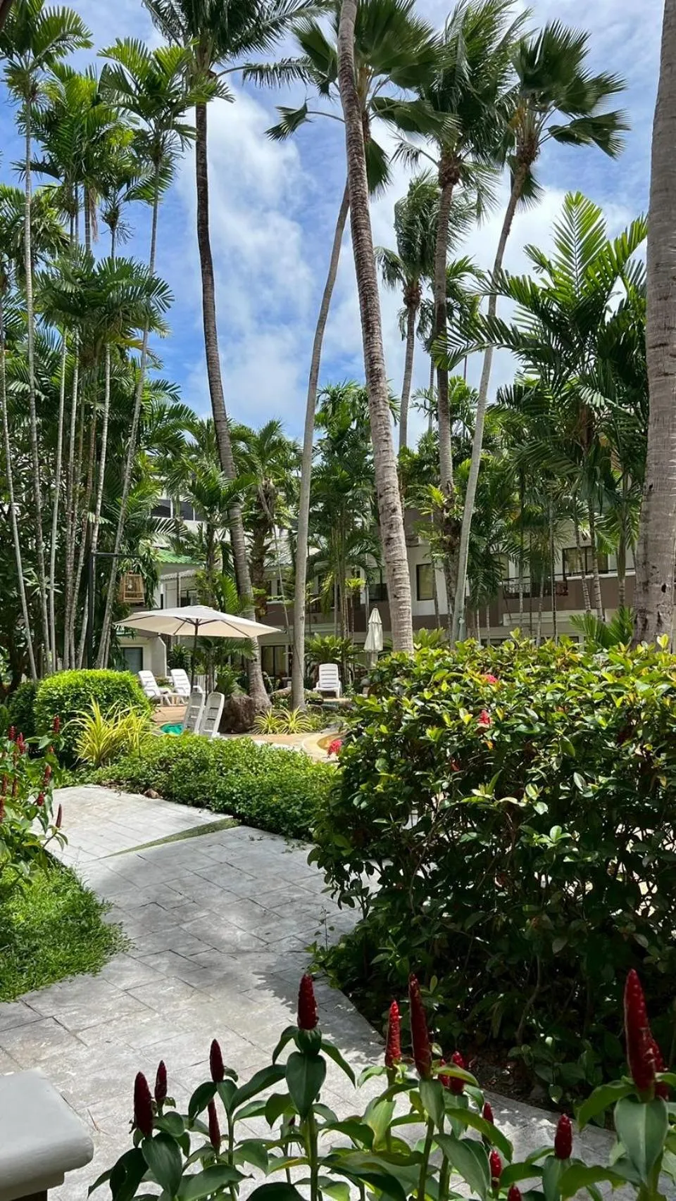 Inner courtyard view in The Viridian Resort Patong
