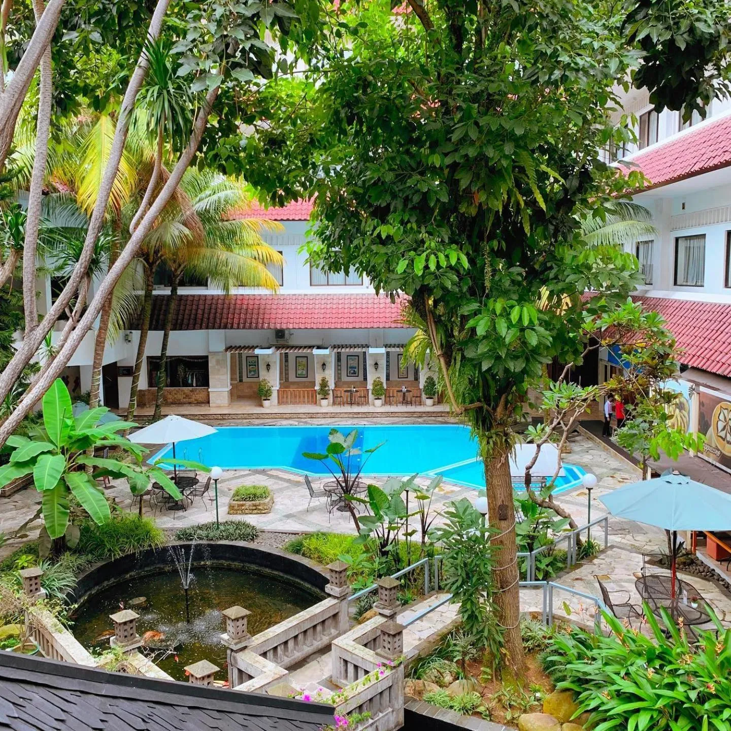 Garden in Hotel Salak The Heritage Bogor