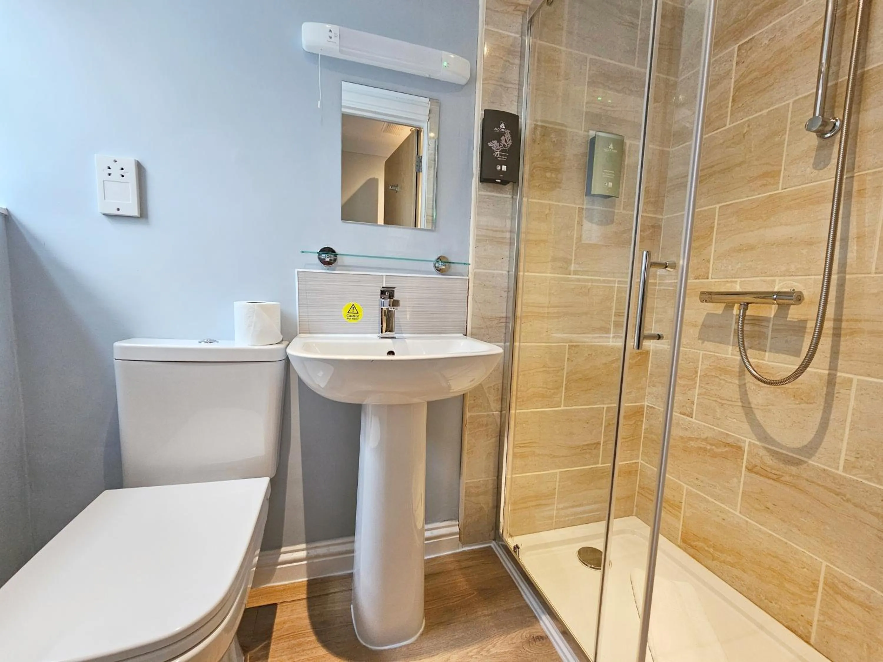 Shower in The Derwentwater Hotel