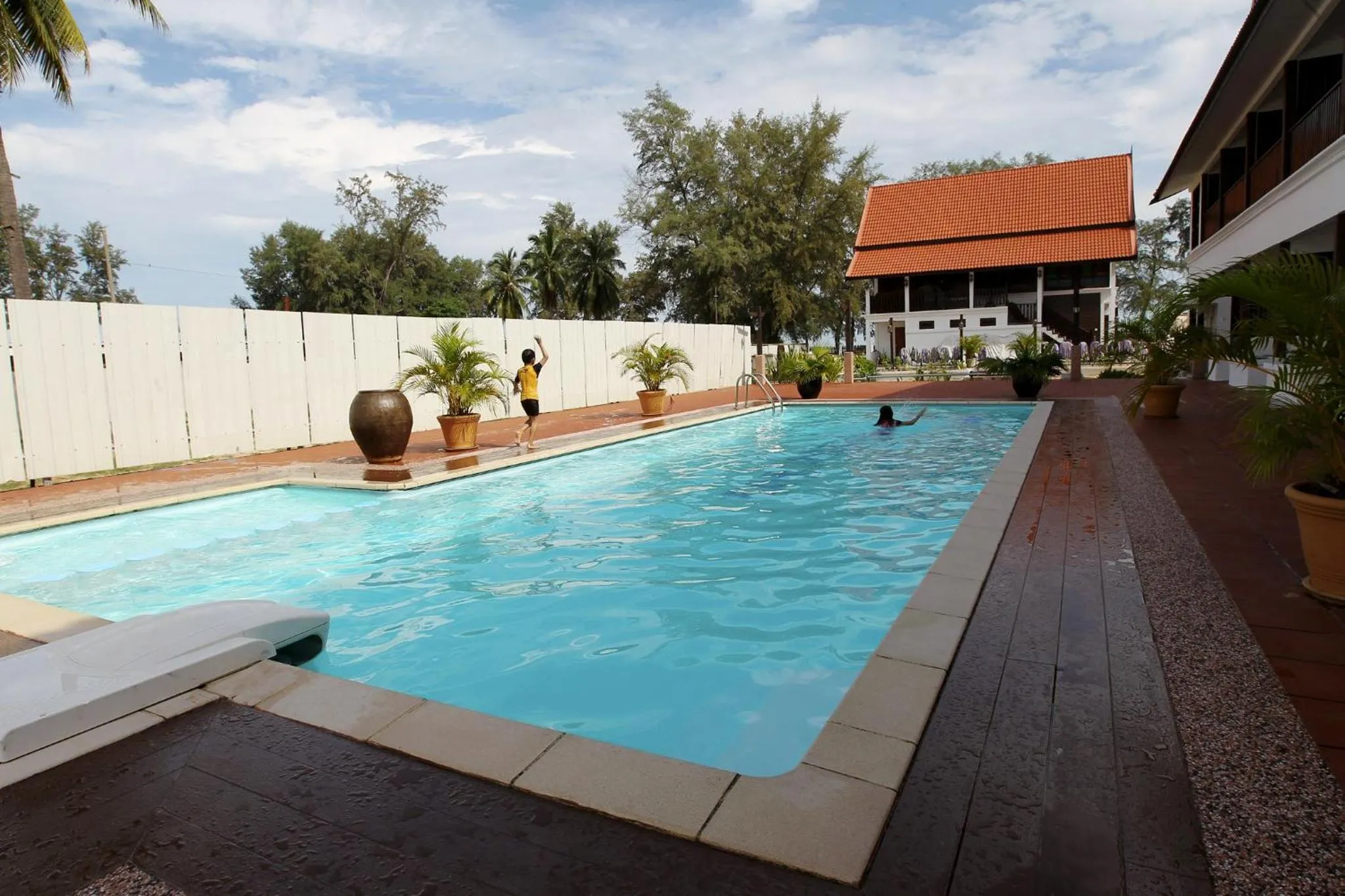 Swimming pool in The Manor Beach Resort Besut