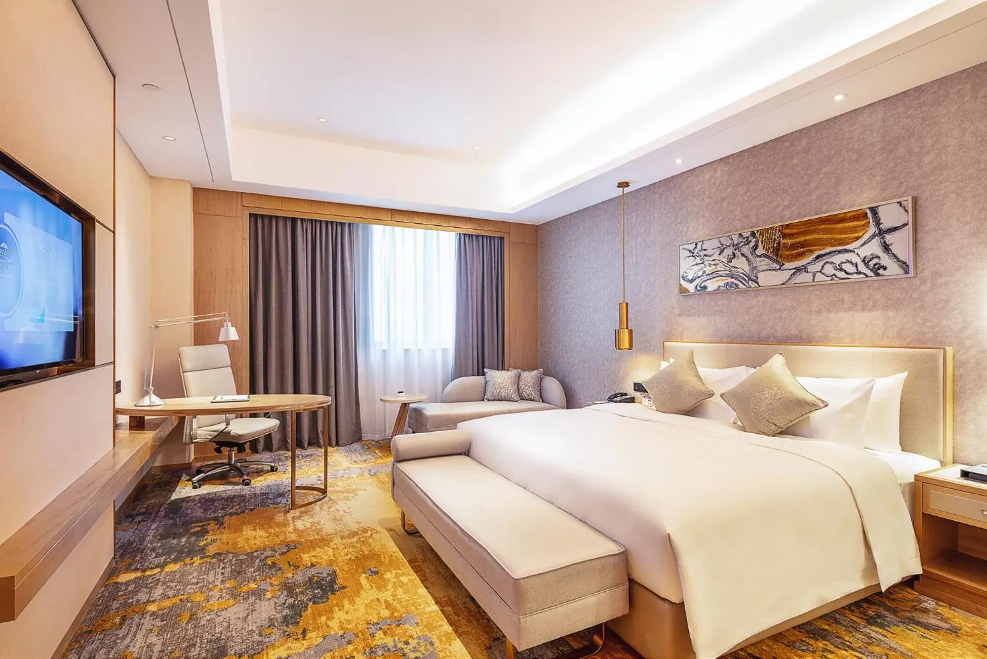 Luxury Executive Queen Room - Smoking in Howard Johnson New District Plaza ZiYang Luxury Executive Queen Room - Smoking in Howard Johnson New District Plaza ZiYang