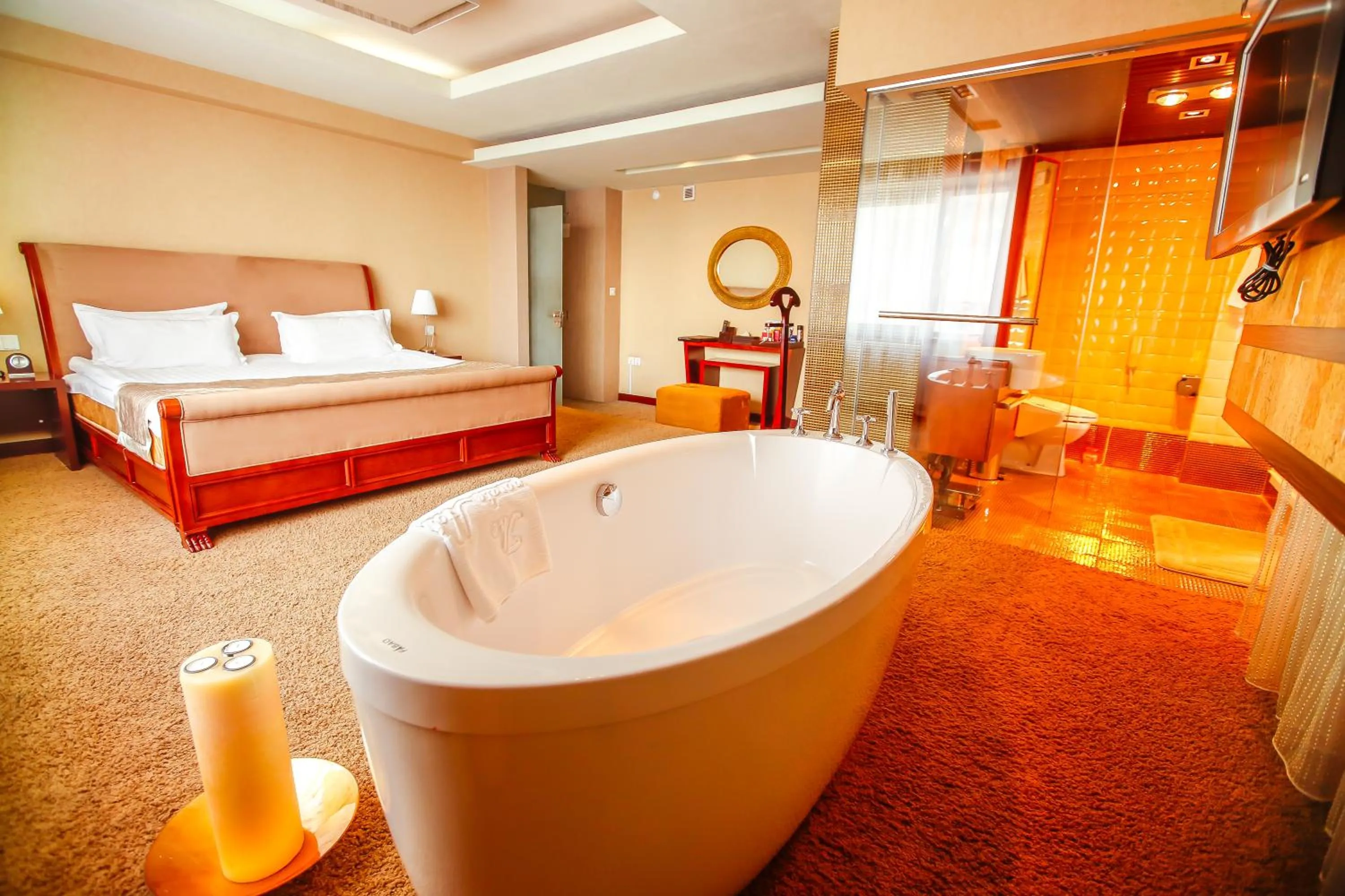 Bed in The Corporate Hotel