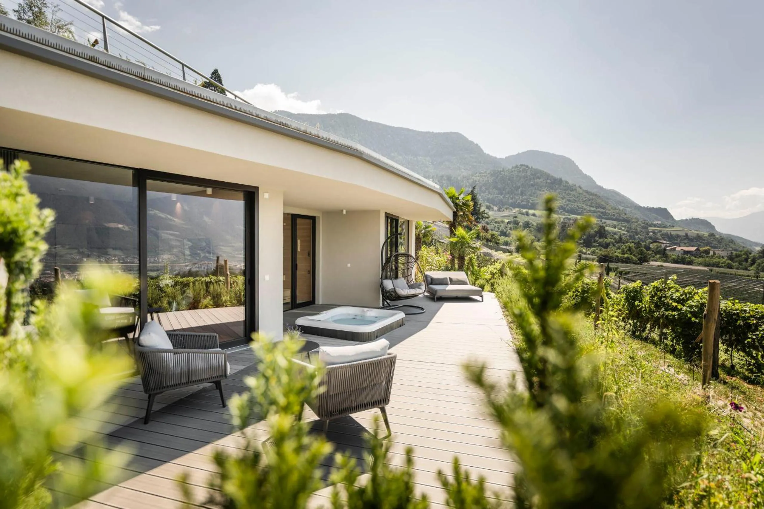 View (from property/room) in Hotel Mitterplatt (Schenna Resort)