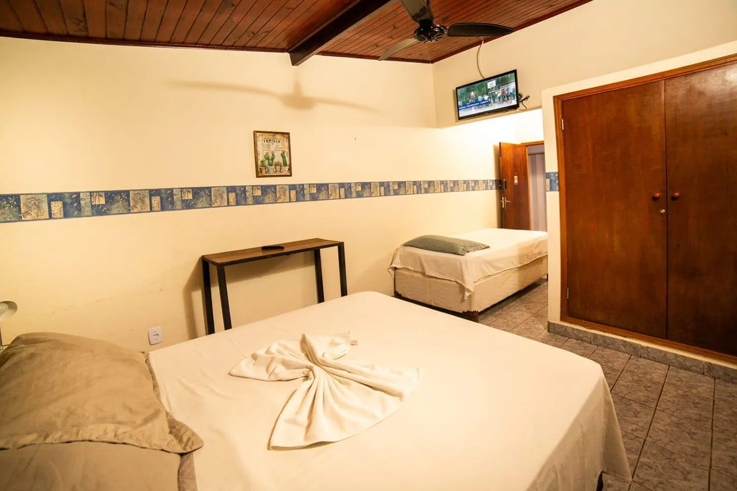 Bed in Pousada Sta Helena