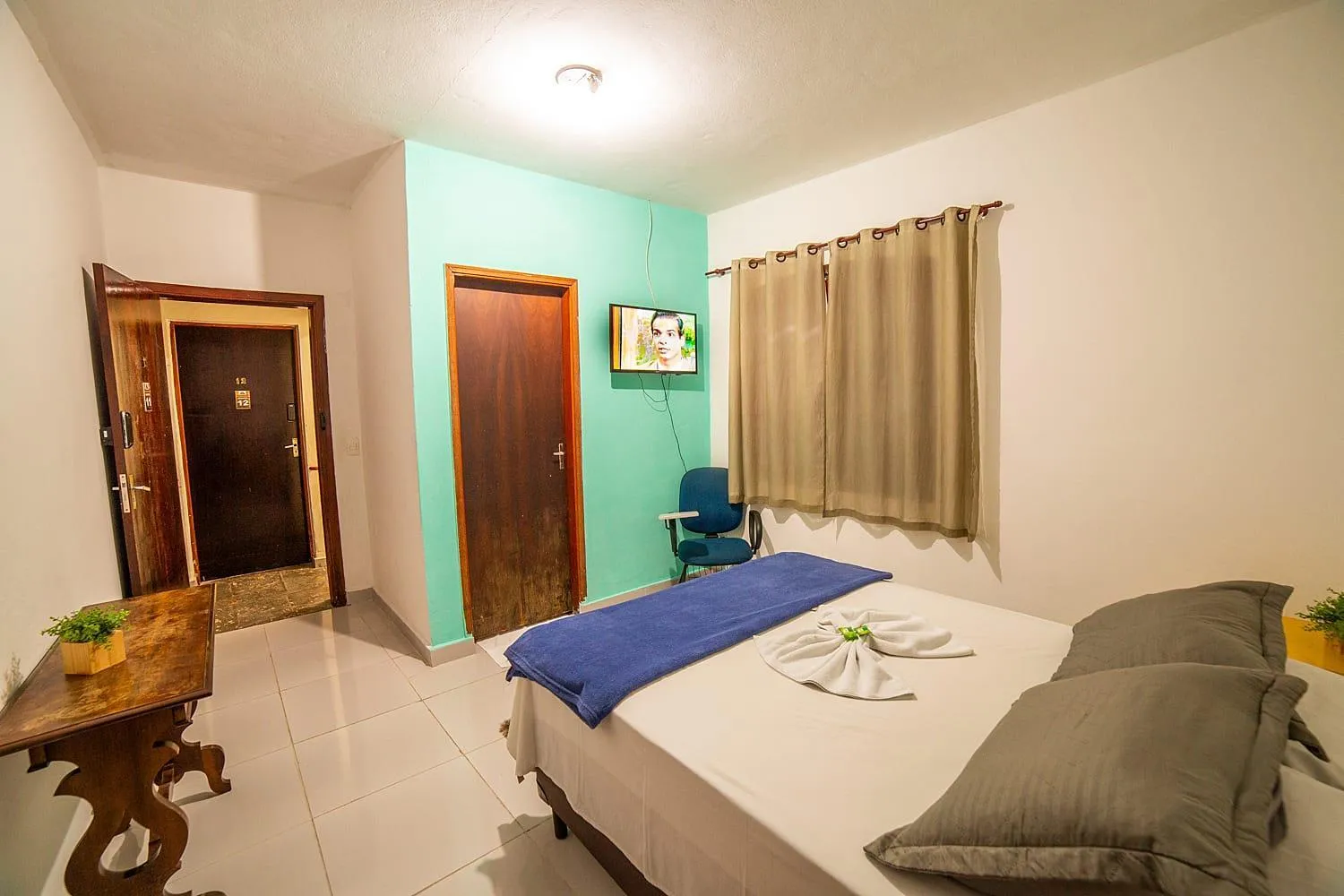 Bed in Pousada Sta Helena