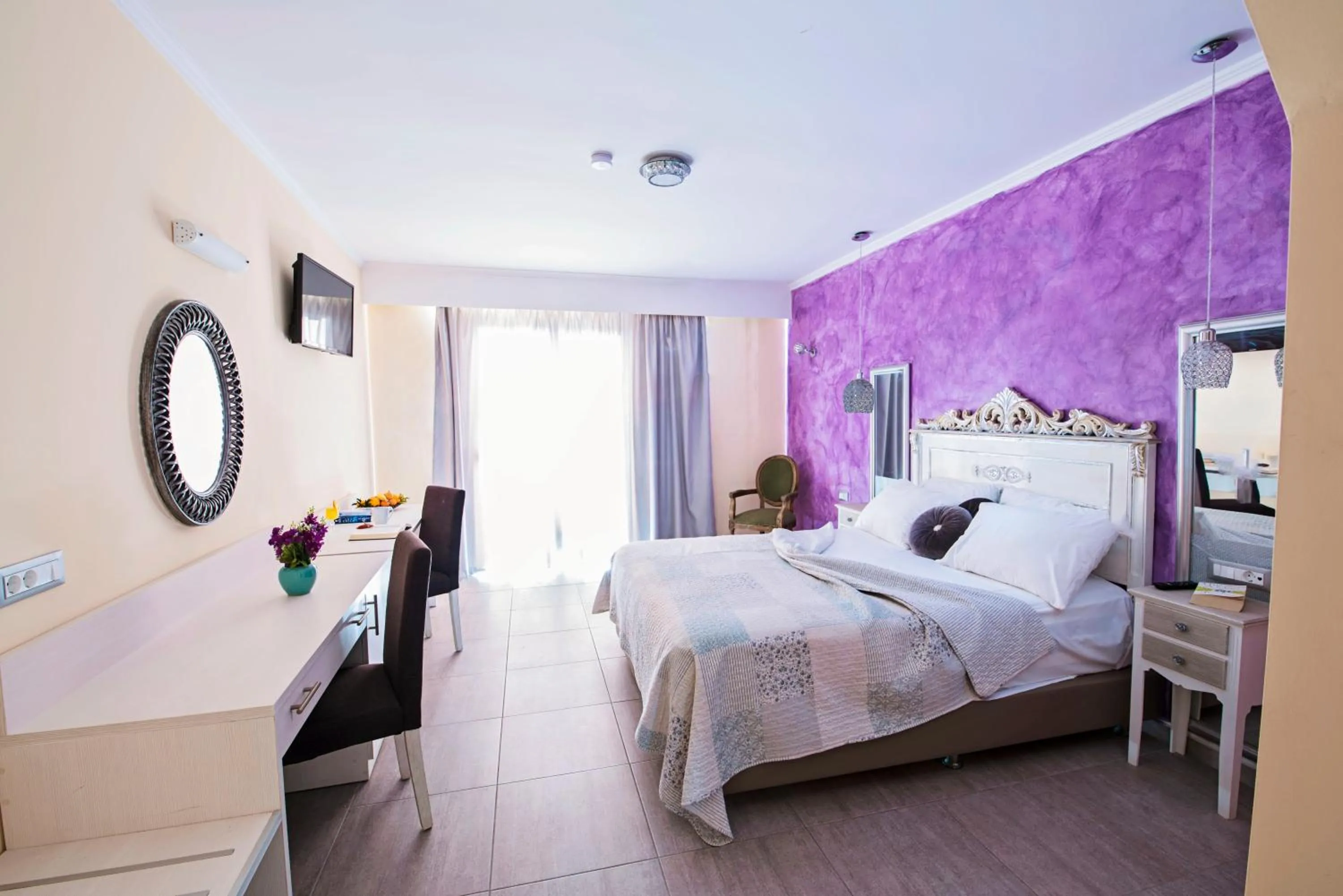 Bed in Hotel Kalithea