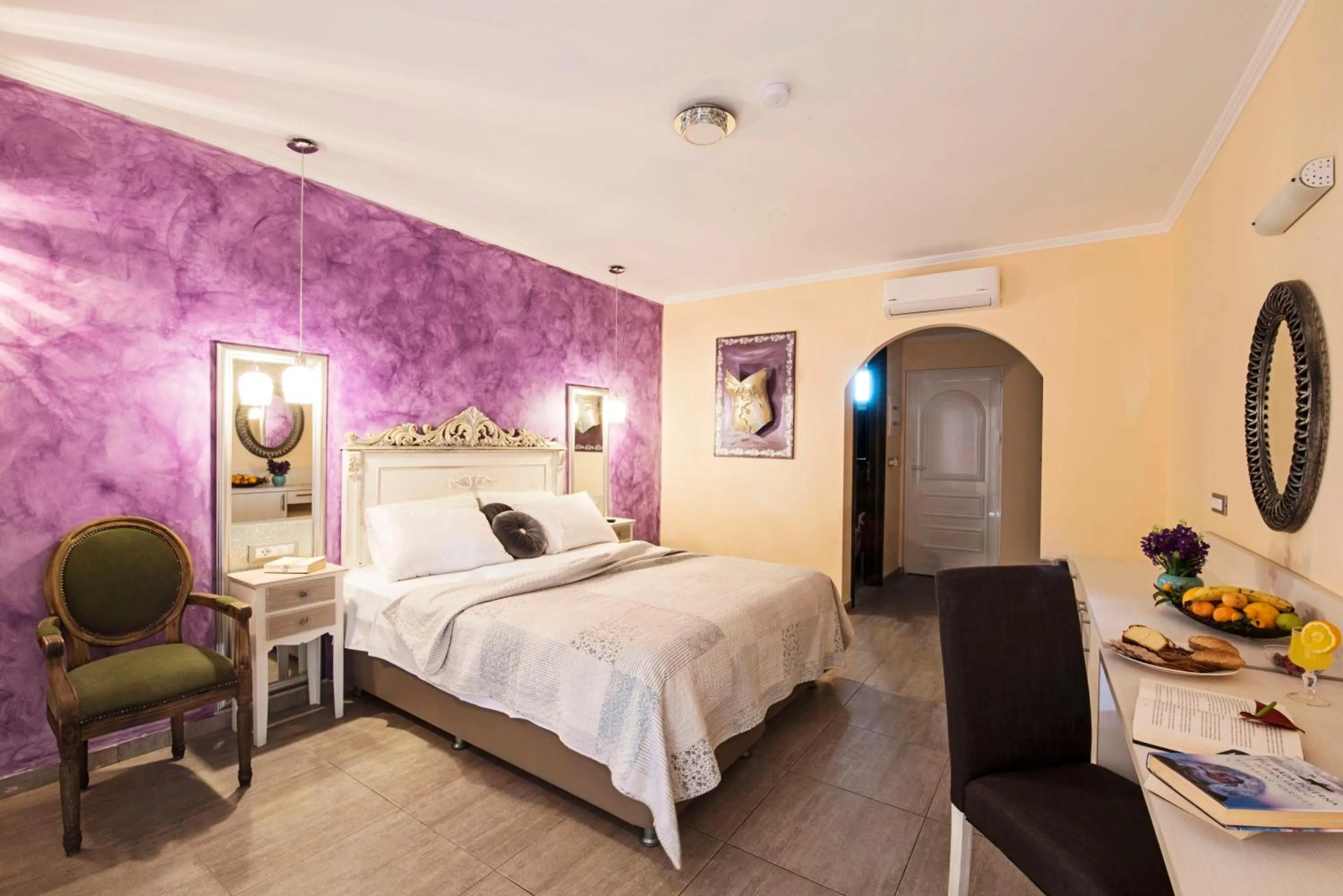 Bed in Hotel Kalithea