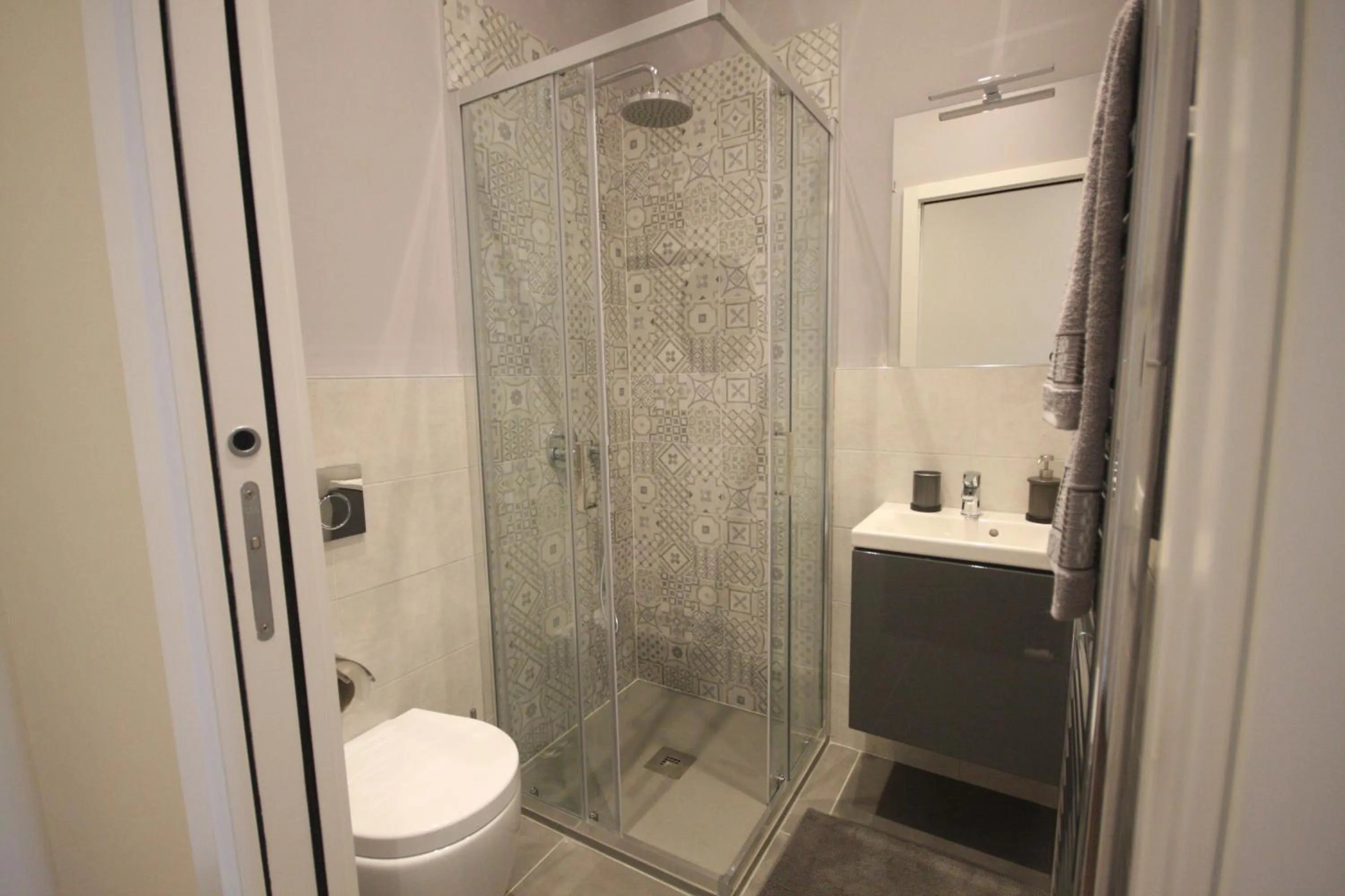 Shower in Miramare Luxury Suites