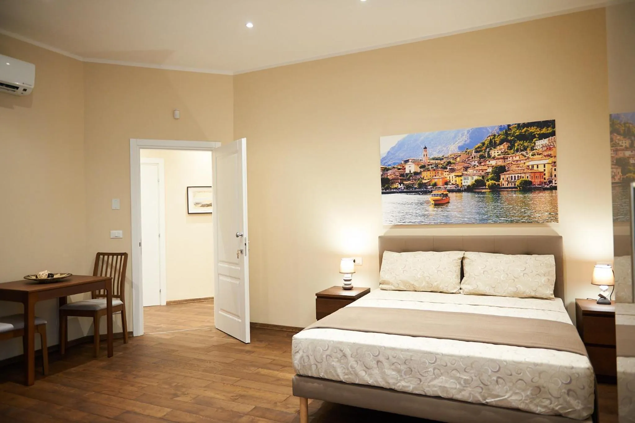 Bed in Miramare Luxury Suites