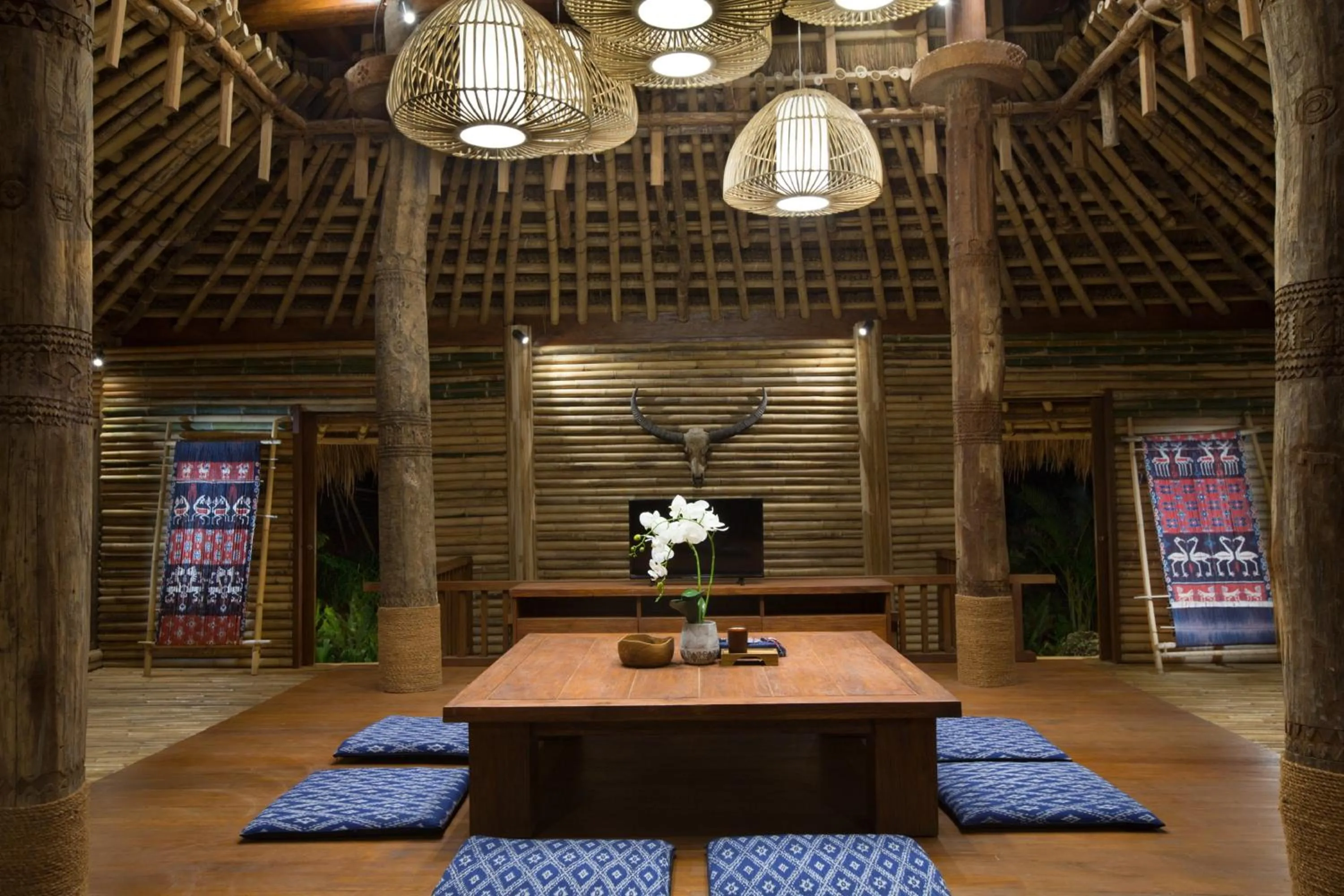 Living room in Lelewatu Resort Sumba