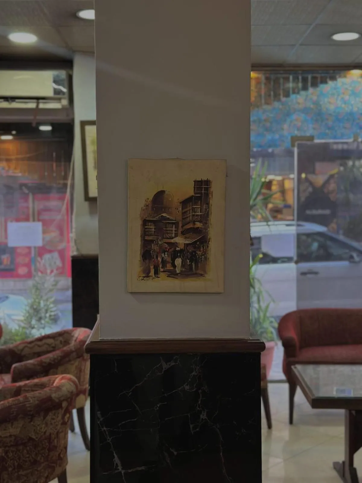 Lobby or reception in Amman Pasha Hotel