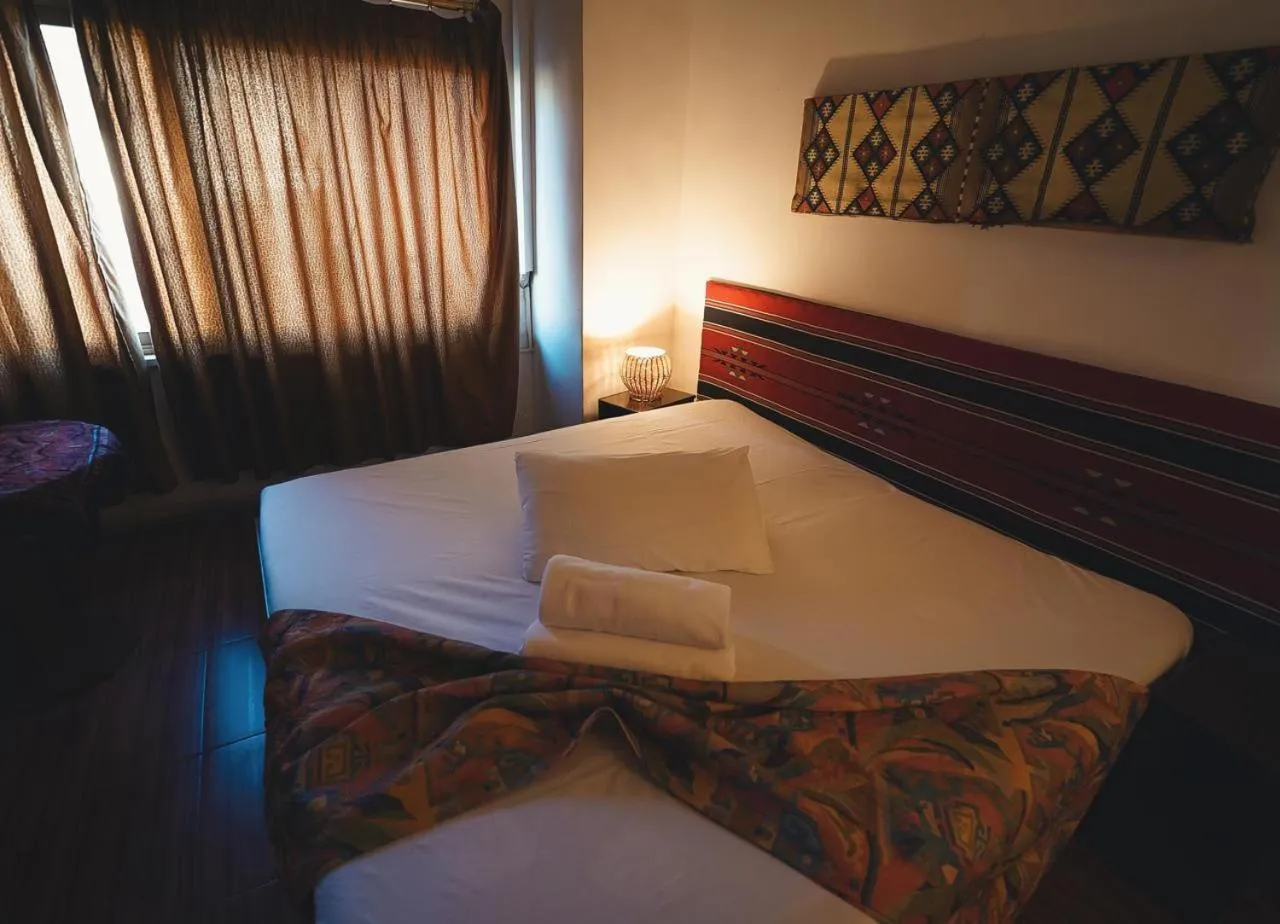 Bed in Amman Pasha Hotel