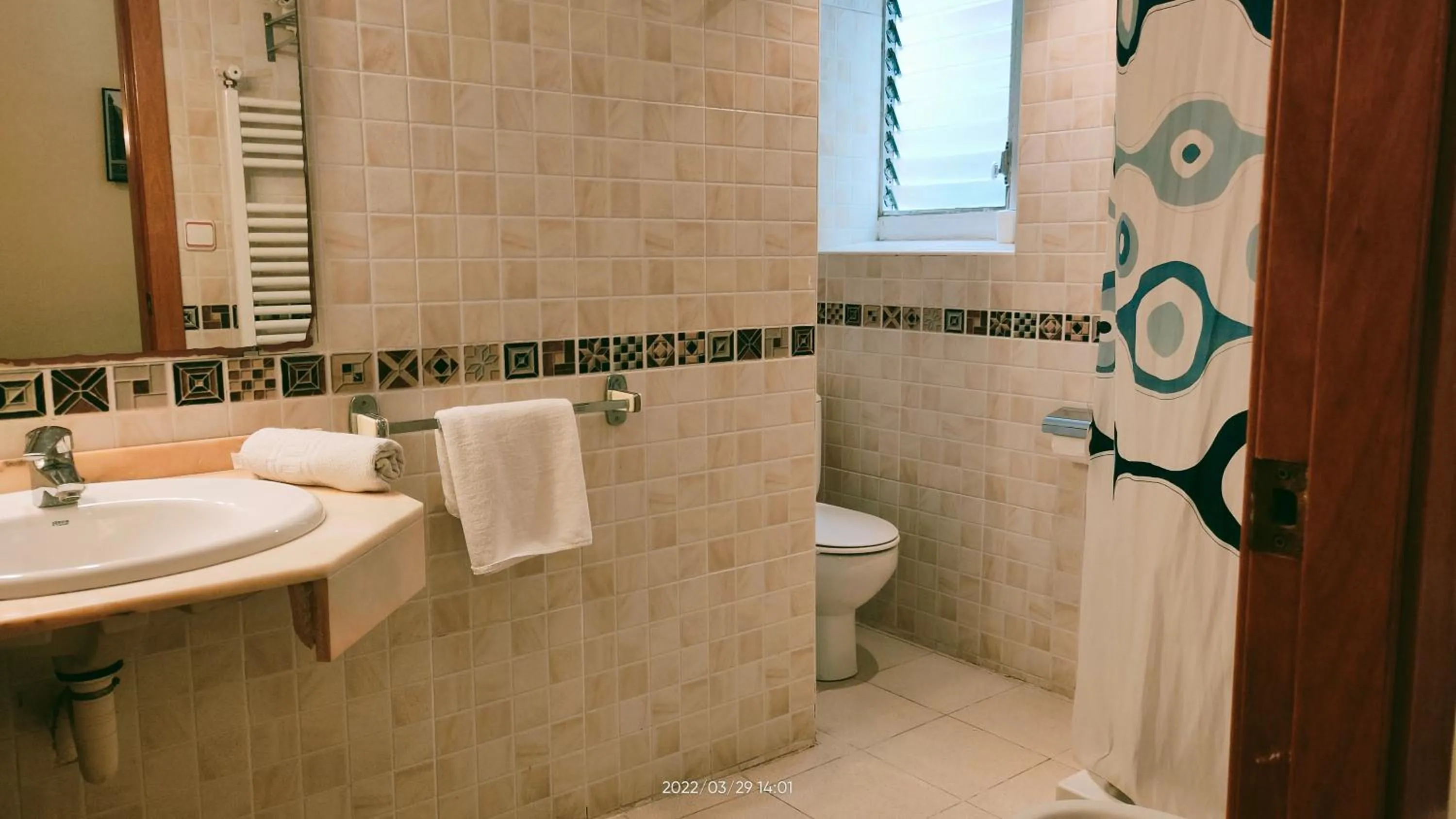 Bathroom in Pensión Coral