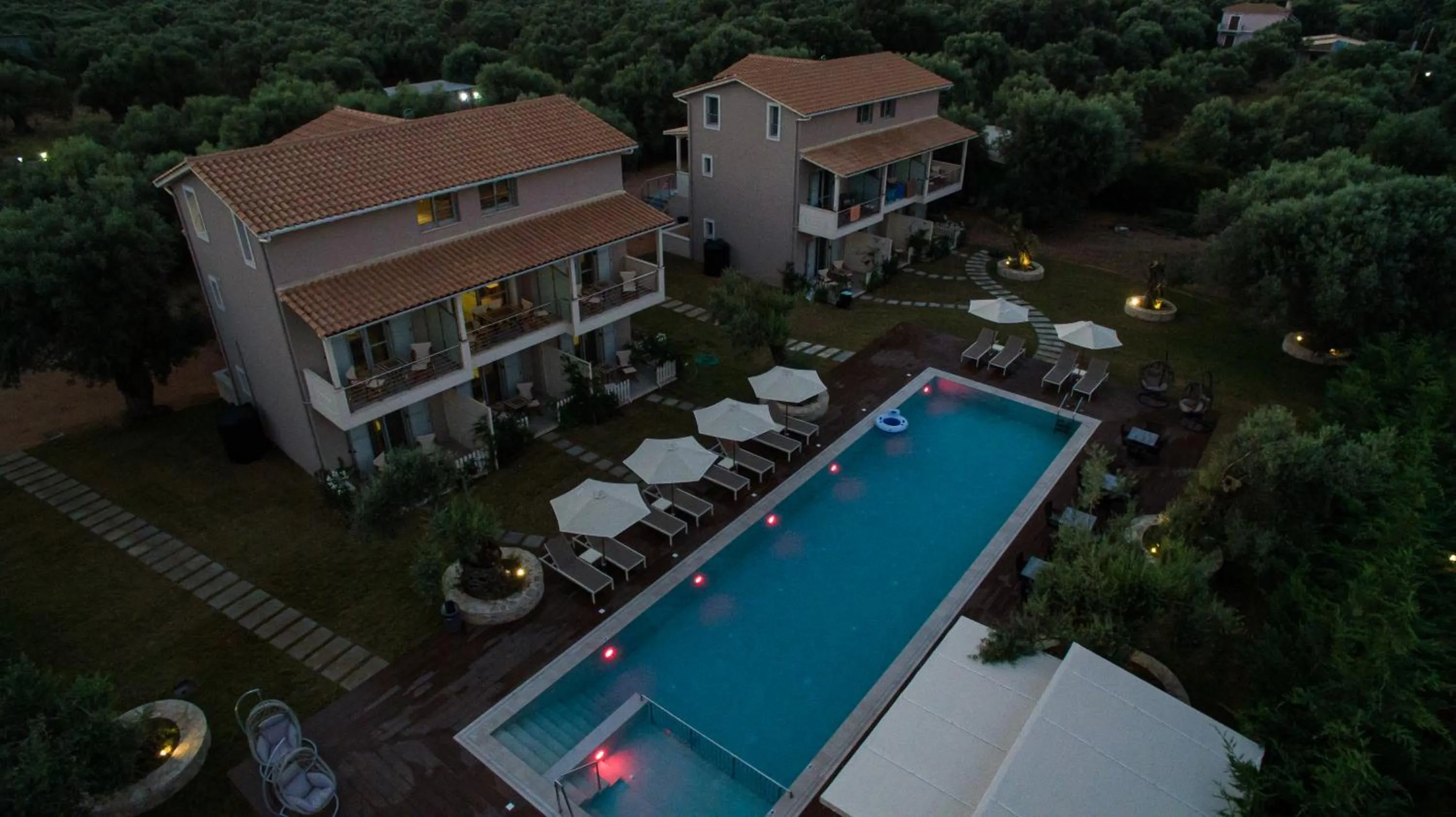 Bird's eye view in Summer Dream Lefkas