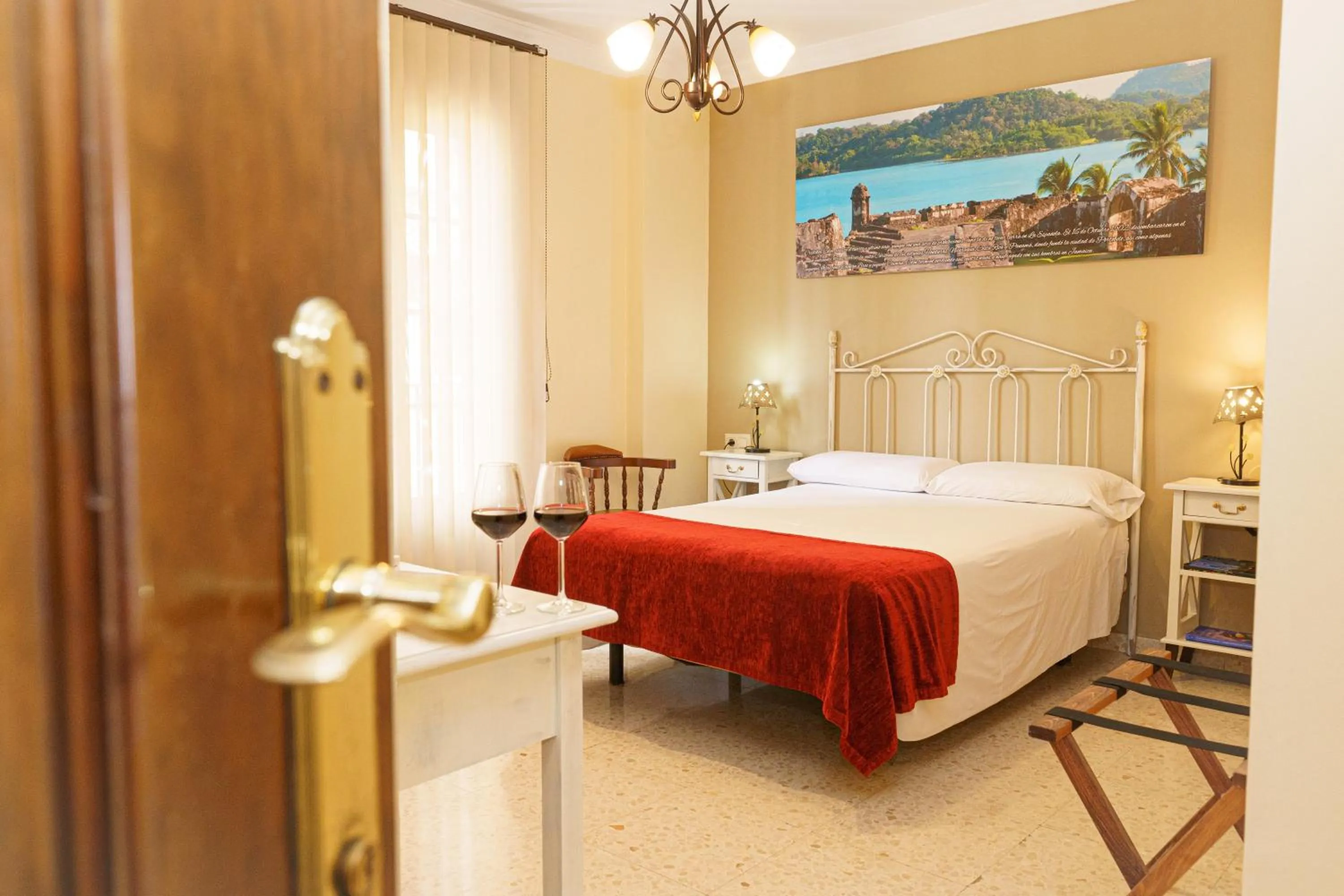 heating, Bed in Hotel Colón