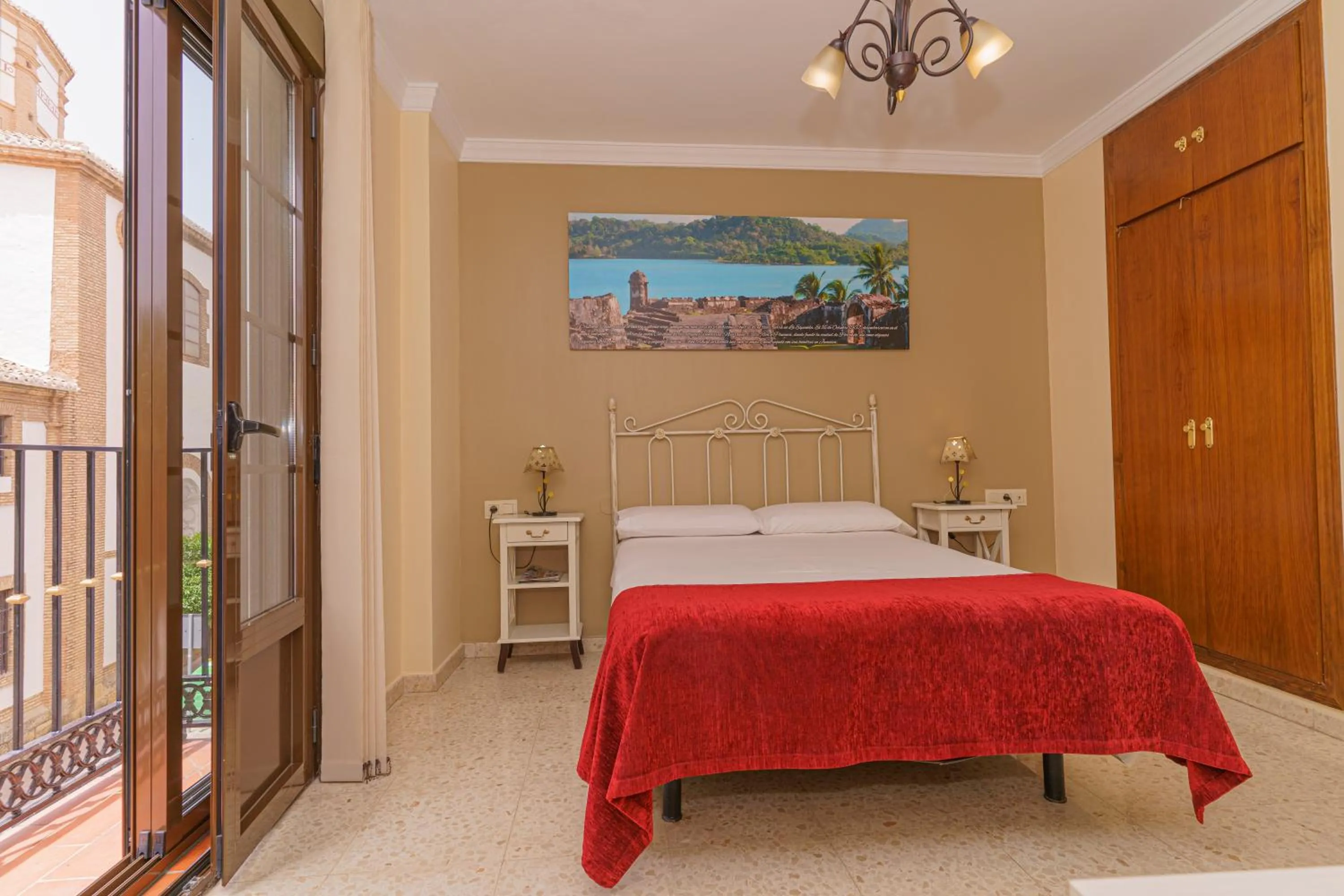 heating, Bed in Hotel Colón