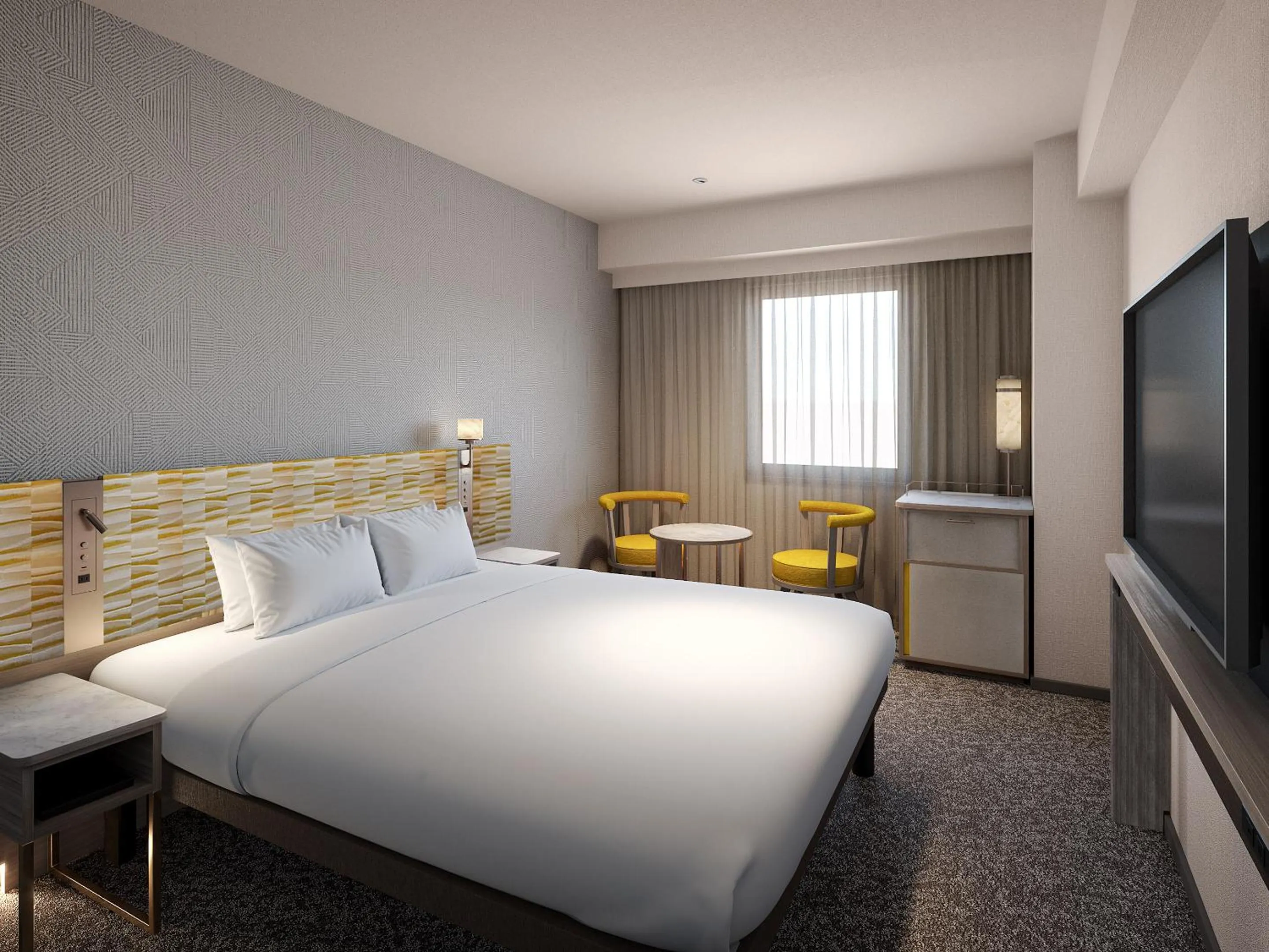 Bed in Mitsui Garden Hotel Okayama