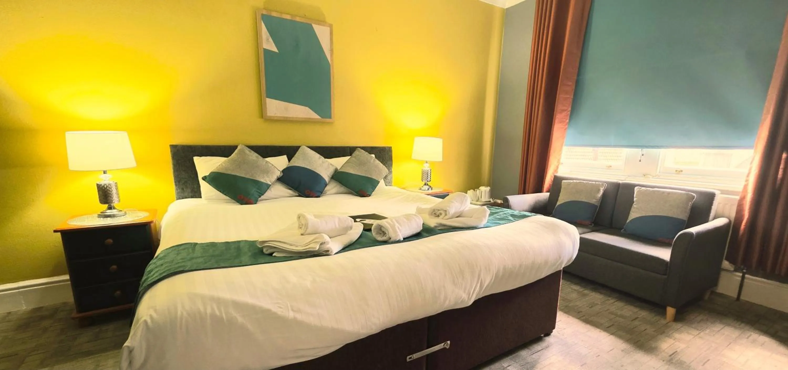 Bed in Yardley Manor Hotel