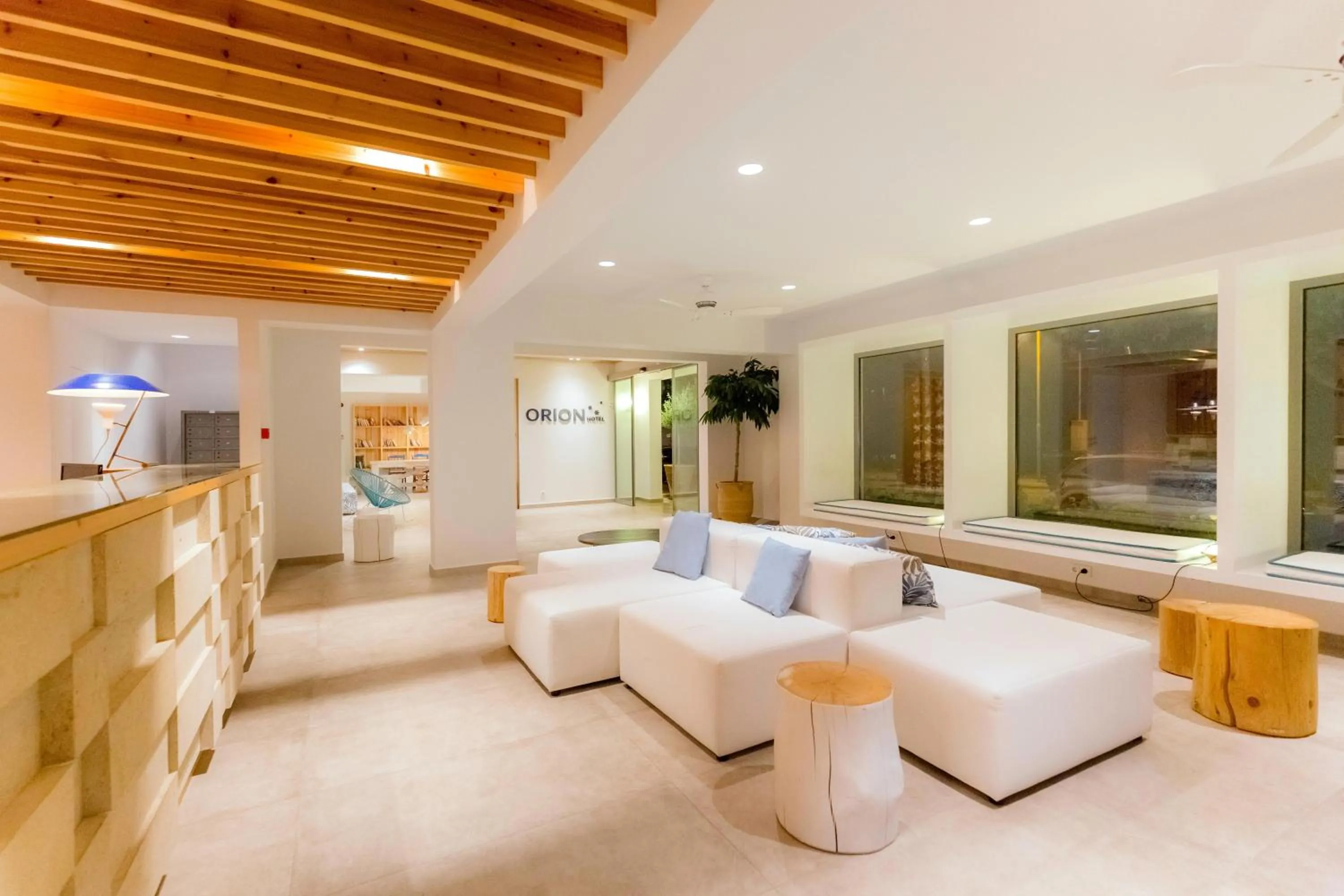 Lobby or reception in Orion Hotel