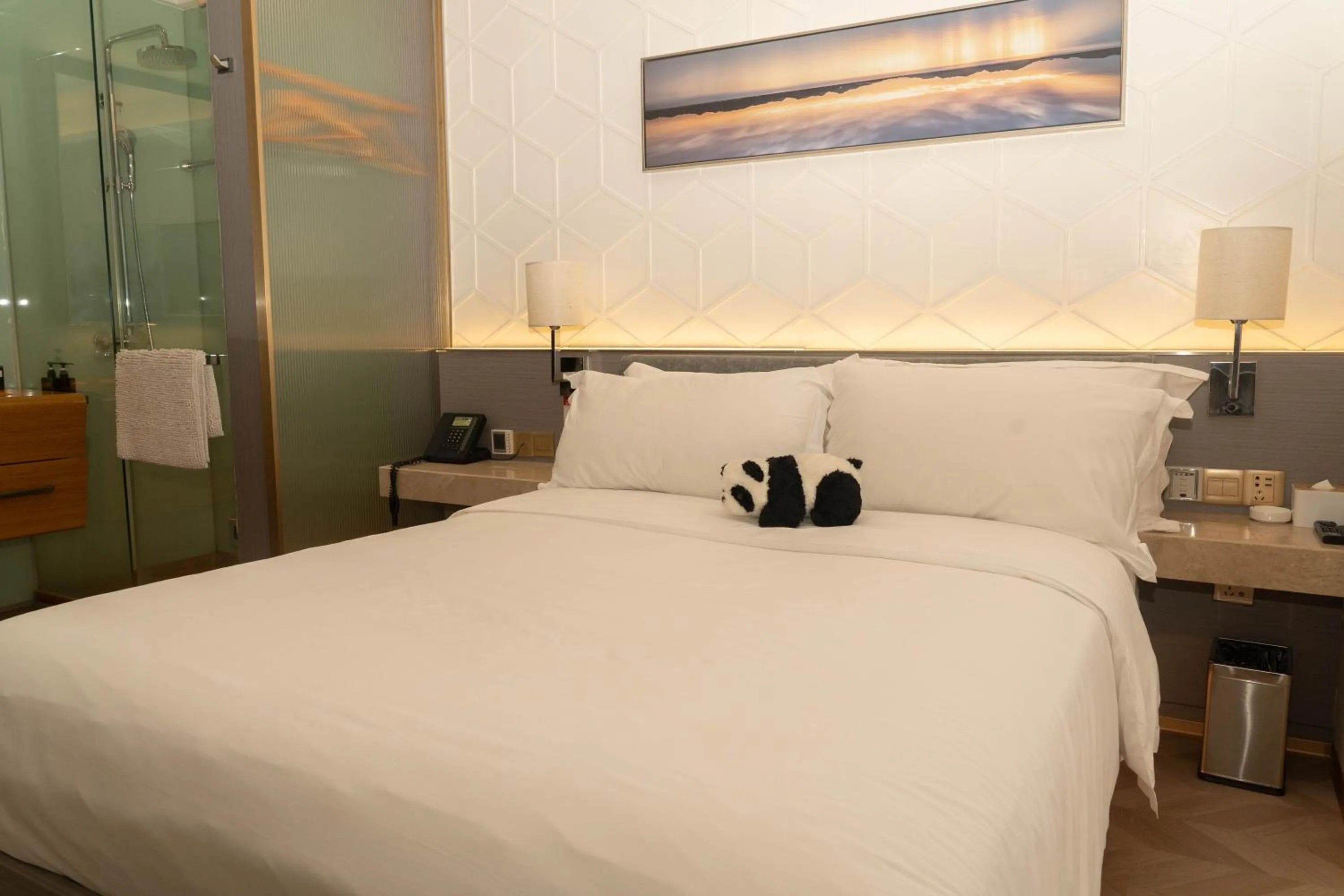 Bed in H-hotel Riverside