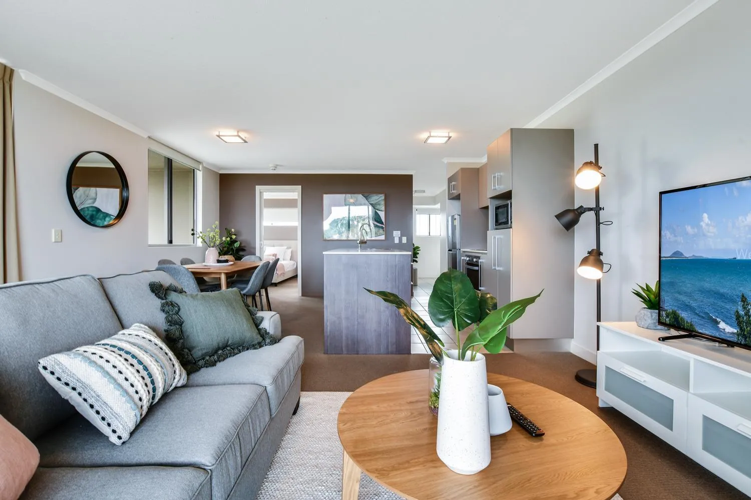 Living room in Horton Apartments