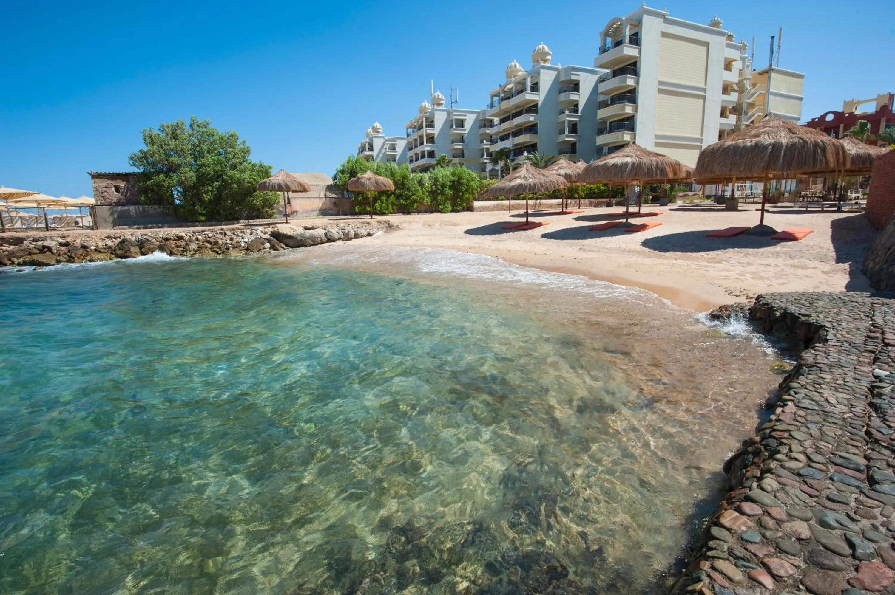 Beach in Sun & Sea Hotel and Aqua Park - Hurghada