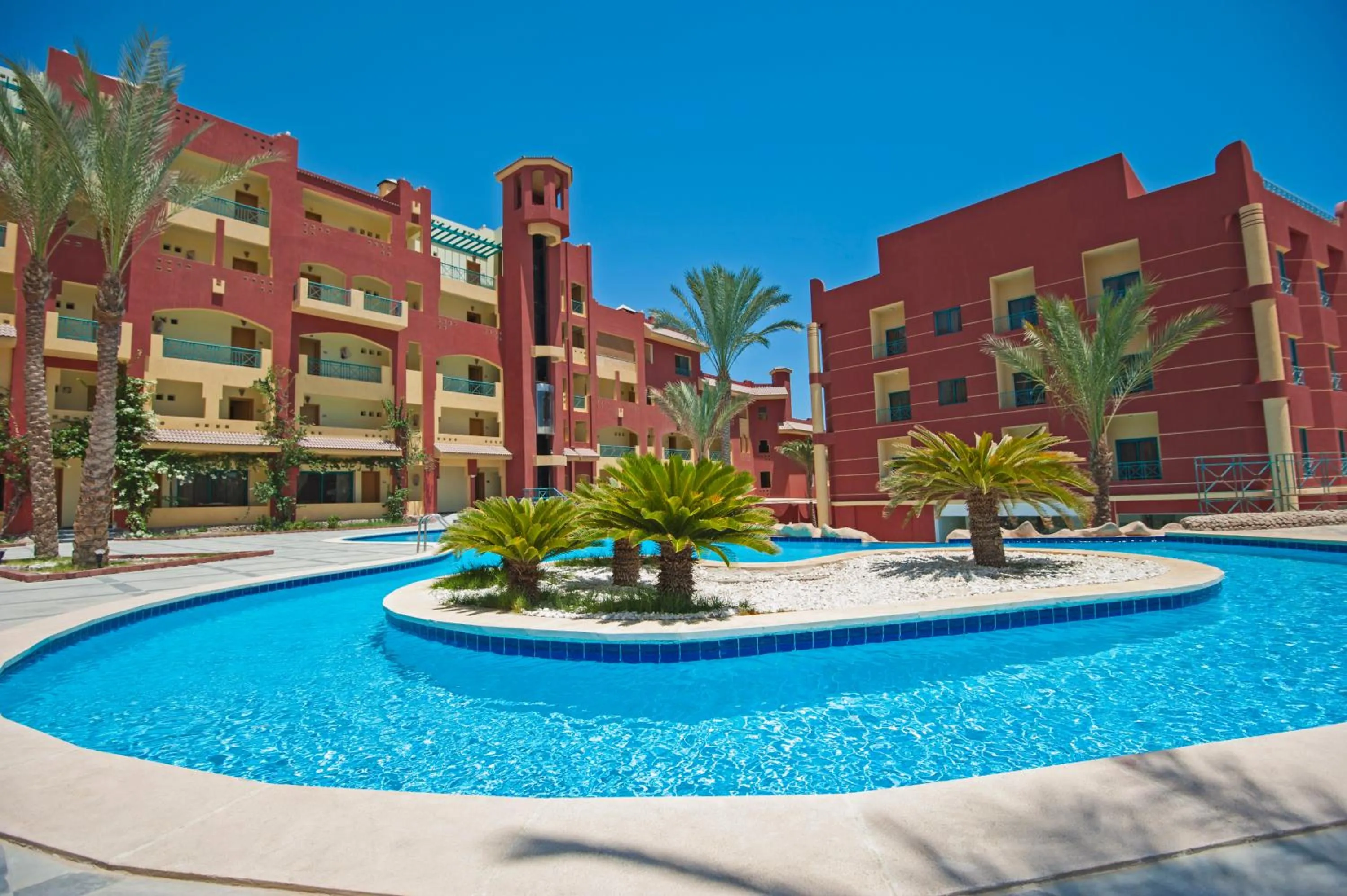 Property building in Sun & Sea Hotel and Aqua Park - Hurghada