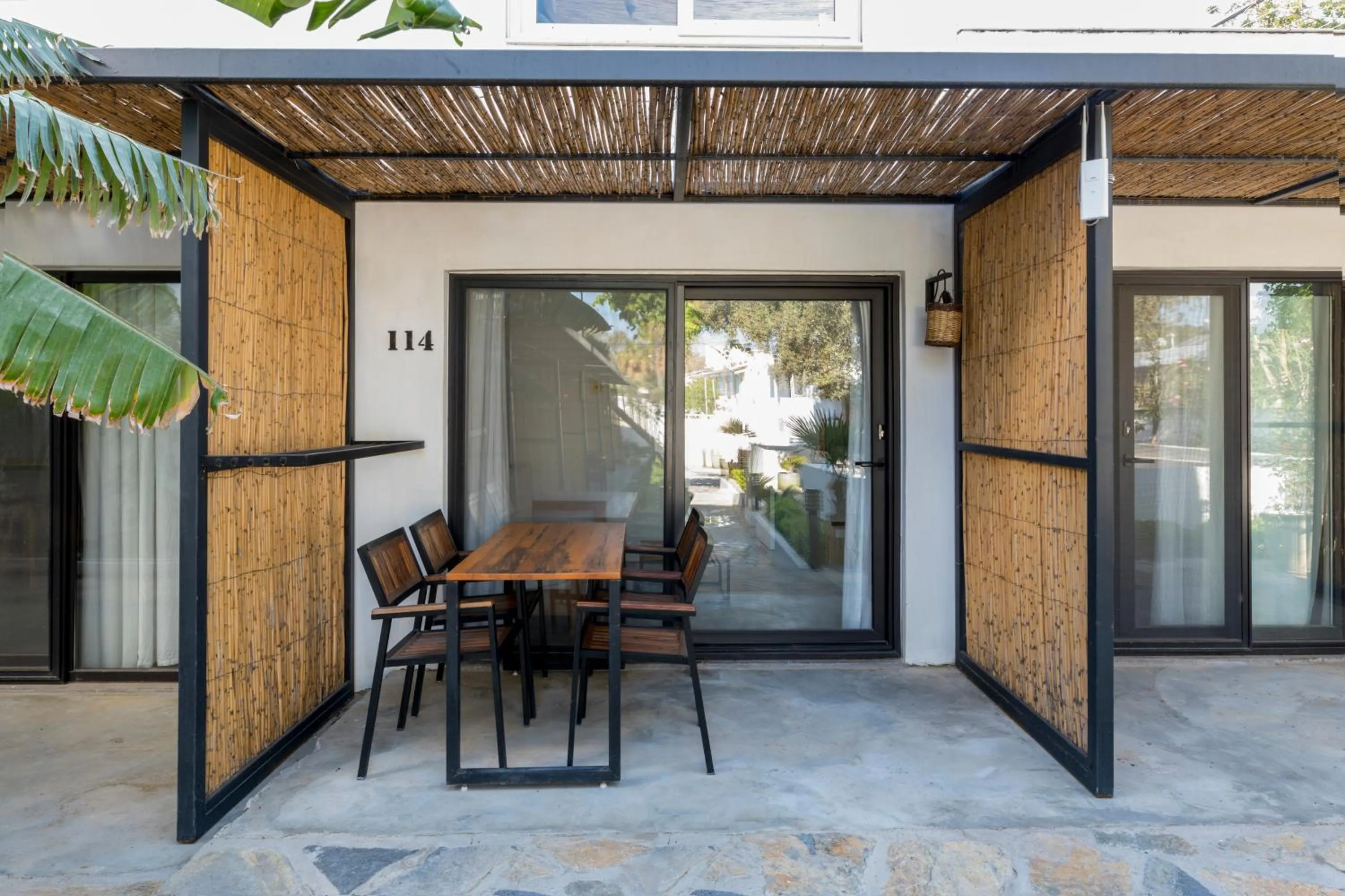 Patio in Daphnis Hotel