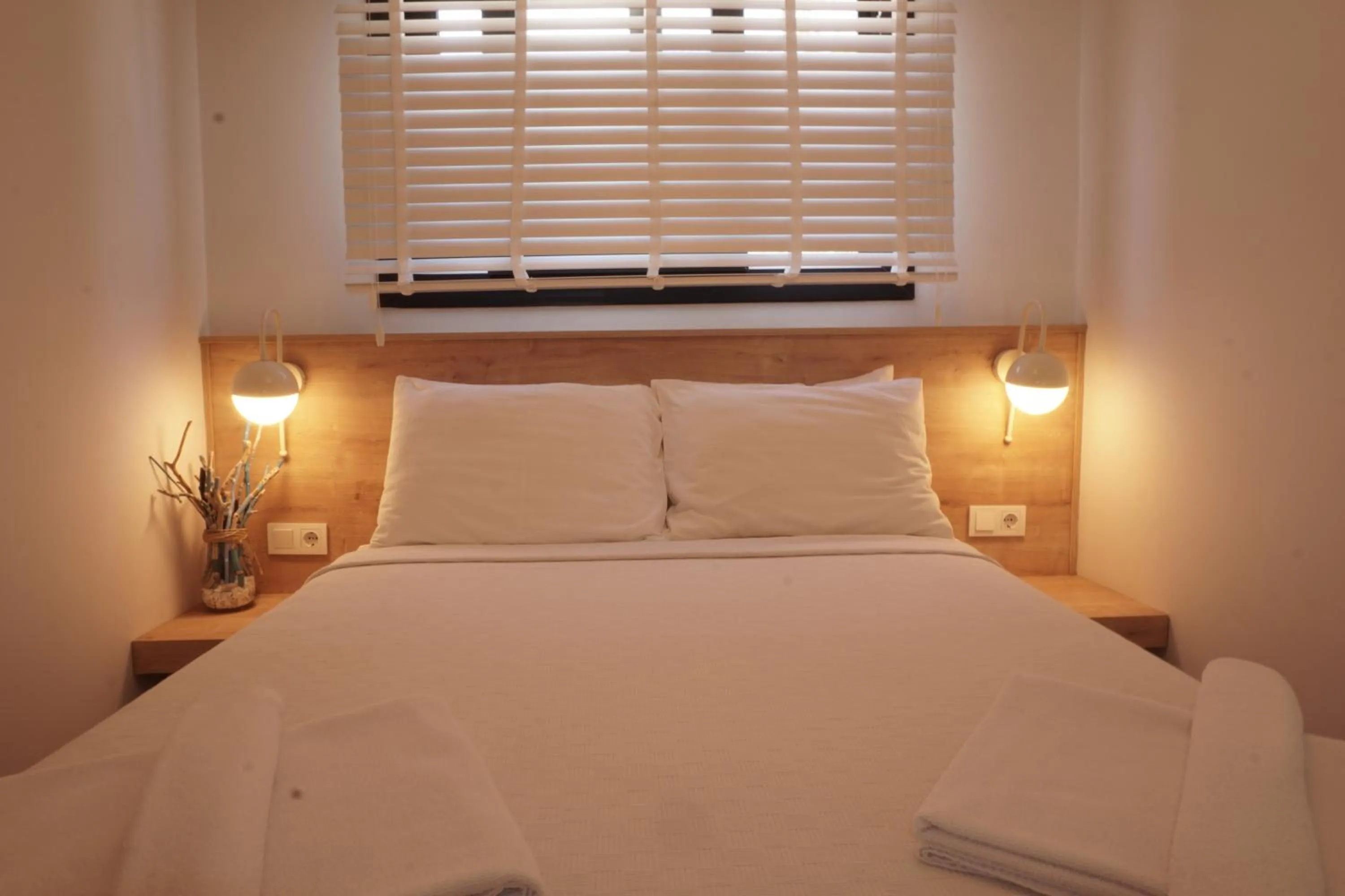 Bedroom, Bed in Daphnis Hotel