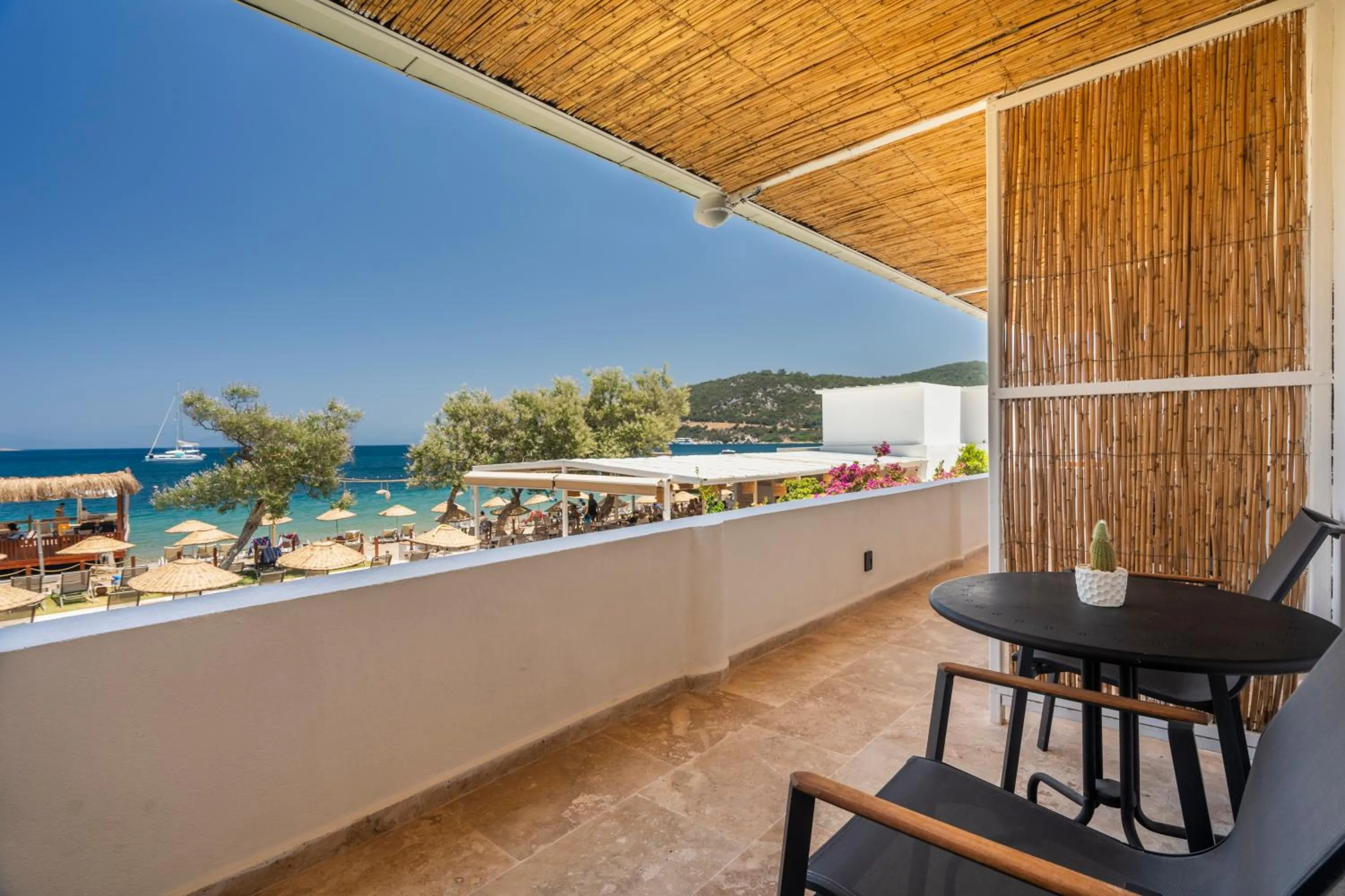 Patio in Daphnis Hotel