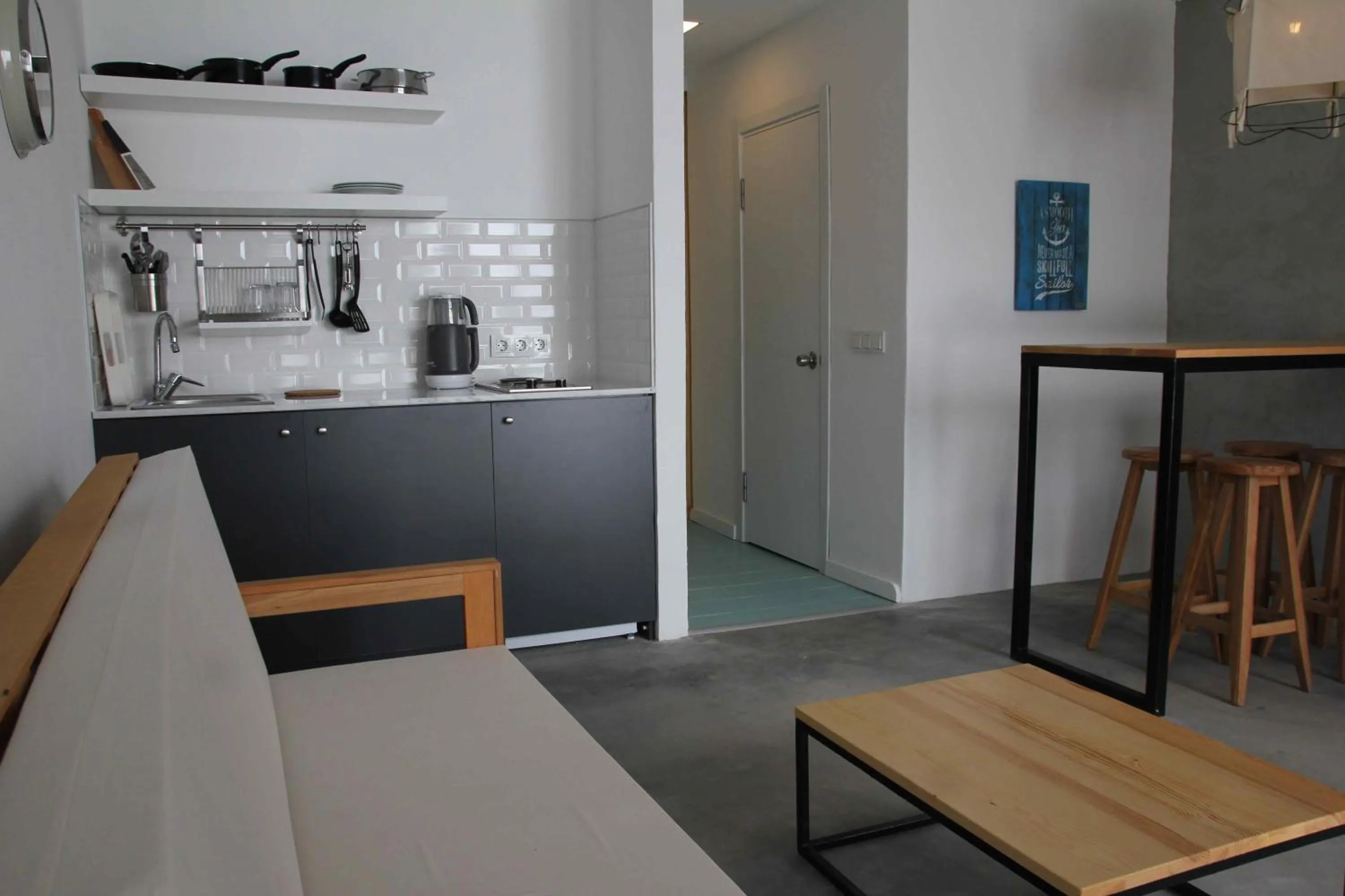 Bed in Daphnis Hotel