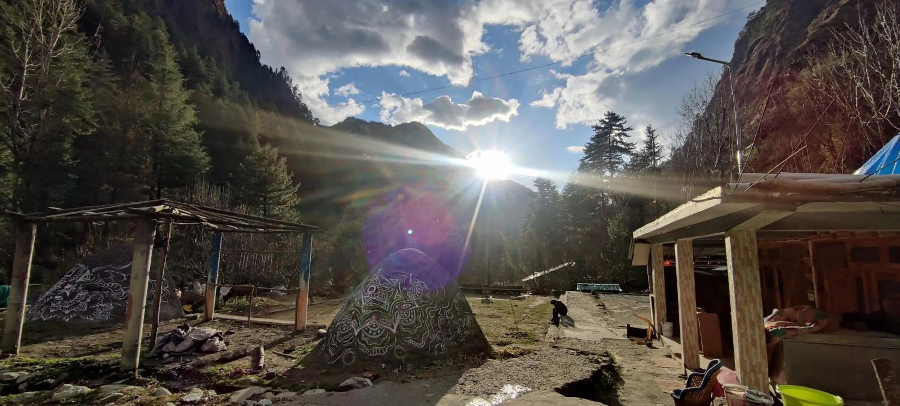 Natural landscape in Flipsyde Retreat