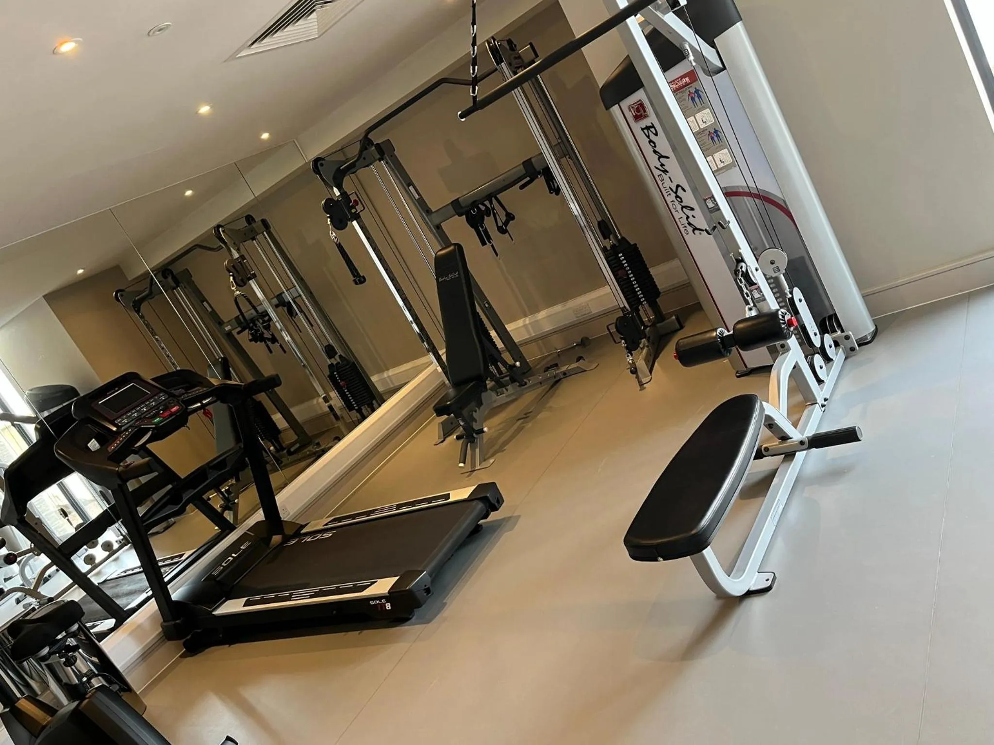 Fitness centre/facilities in Boulevard Hotel