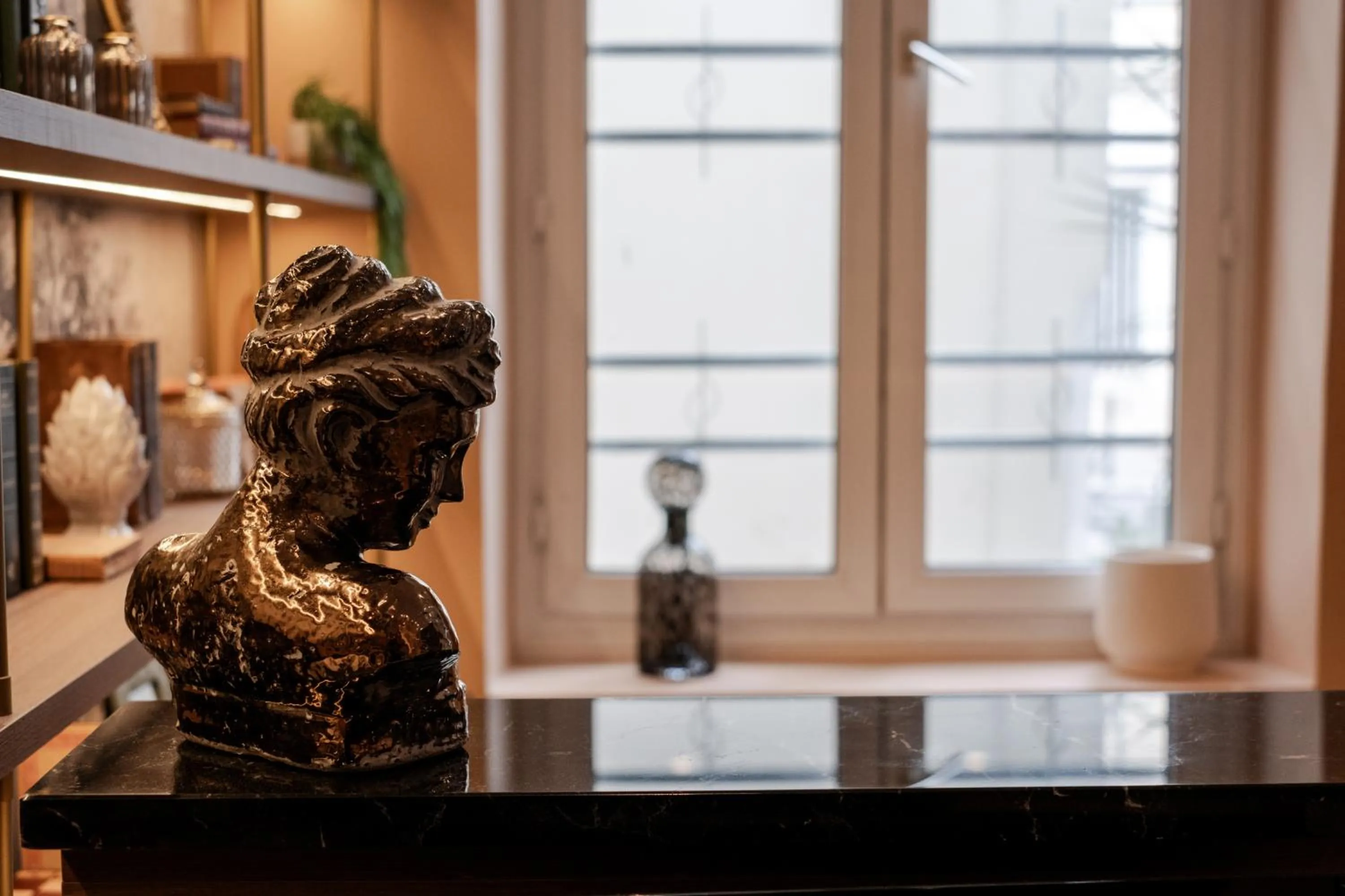 Decorative detail in Kyriad Paris 10 - Canal Saint Martin - République