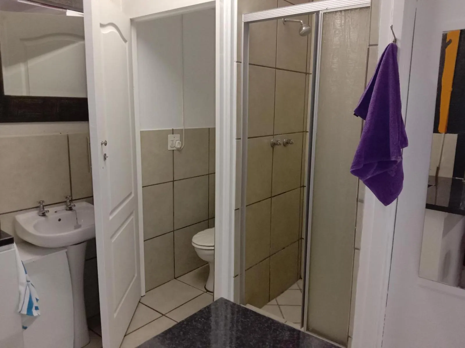 Shower in HomeBase Kruger