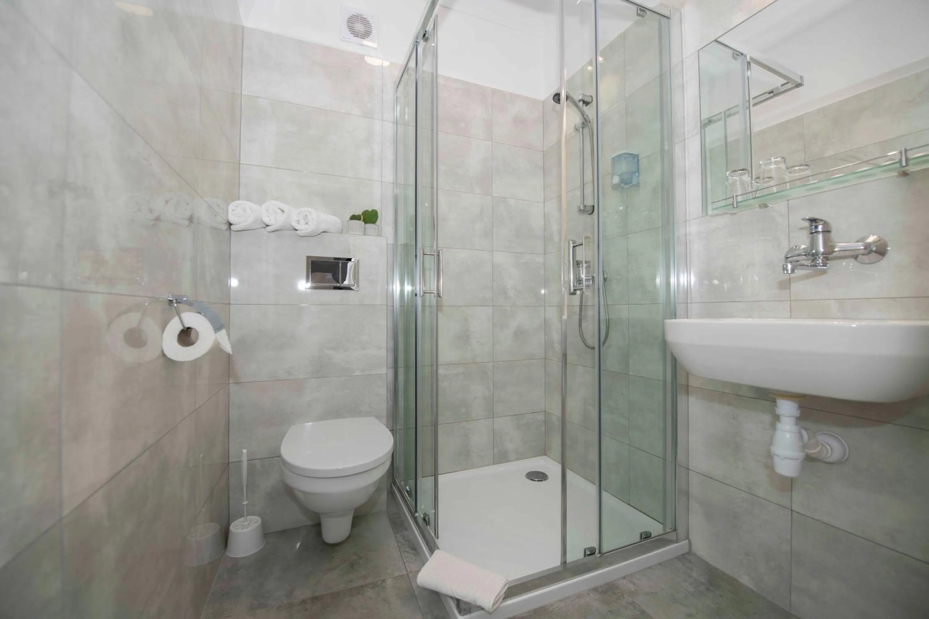 Bathroom in Hotel Polonia