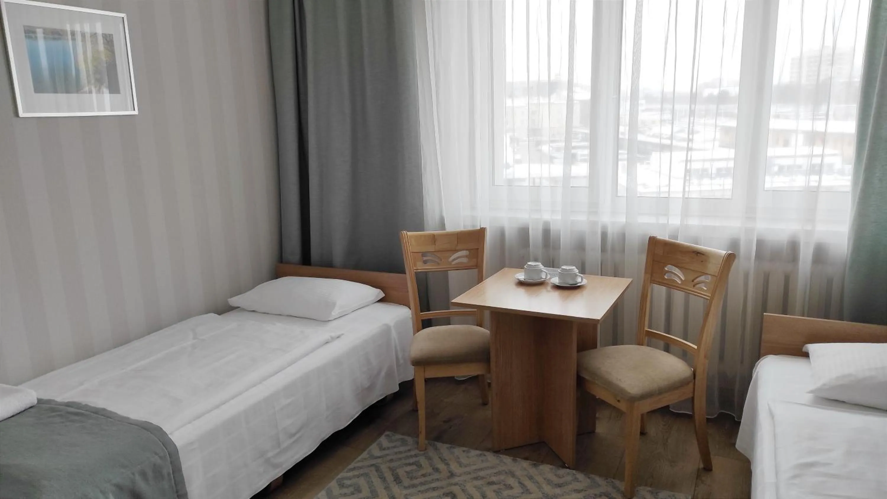 Bed in Hotel Polonia