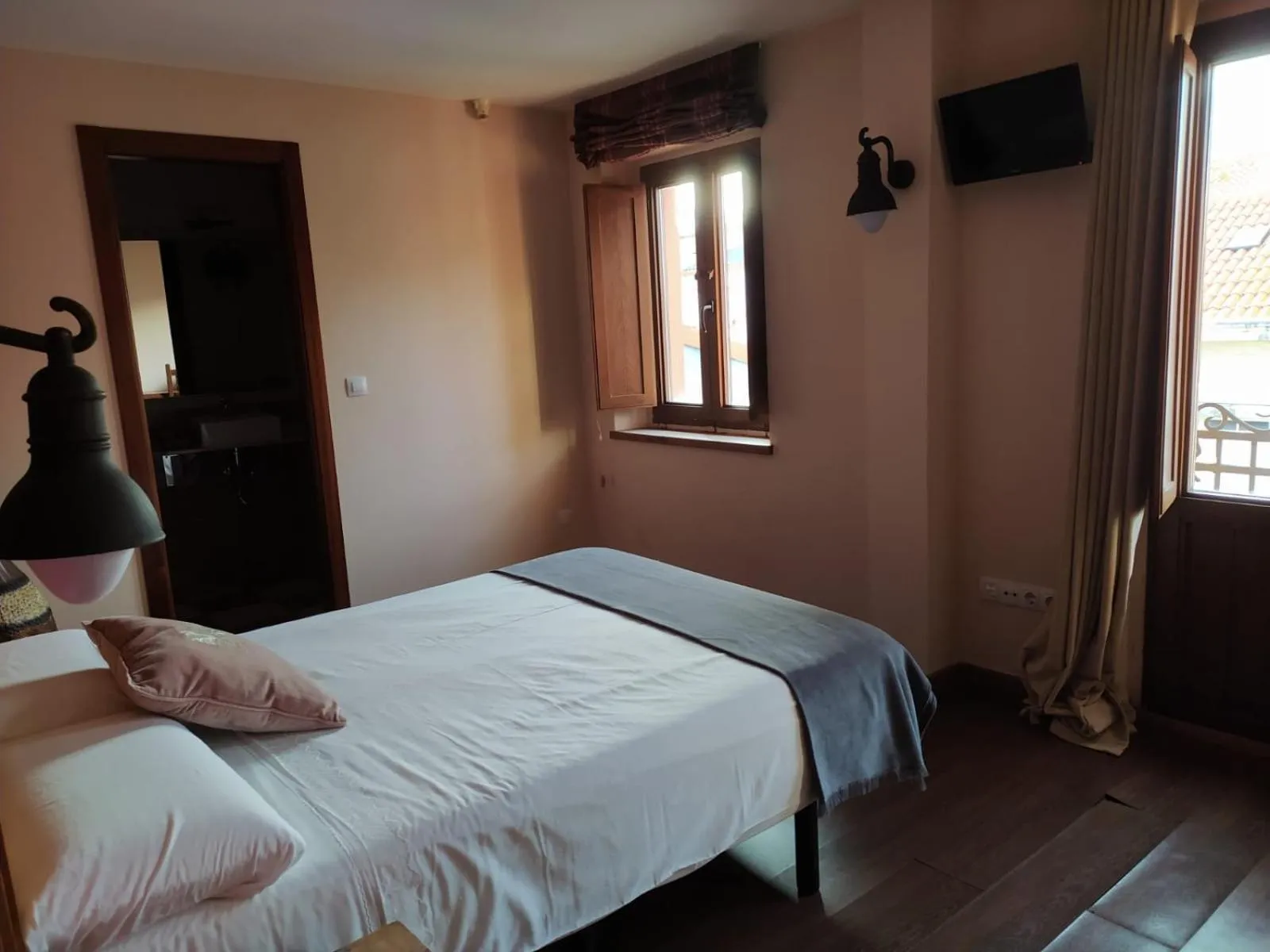 Bed in Hotel Cabo Ortegal