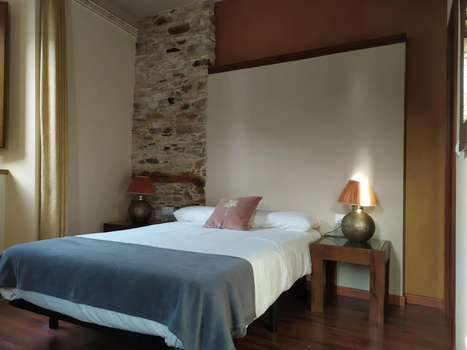 Bed in Hotel Cabo Ortegal