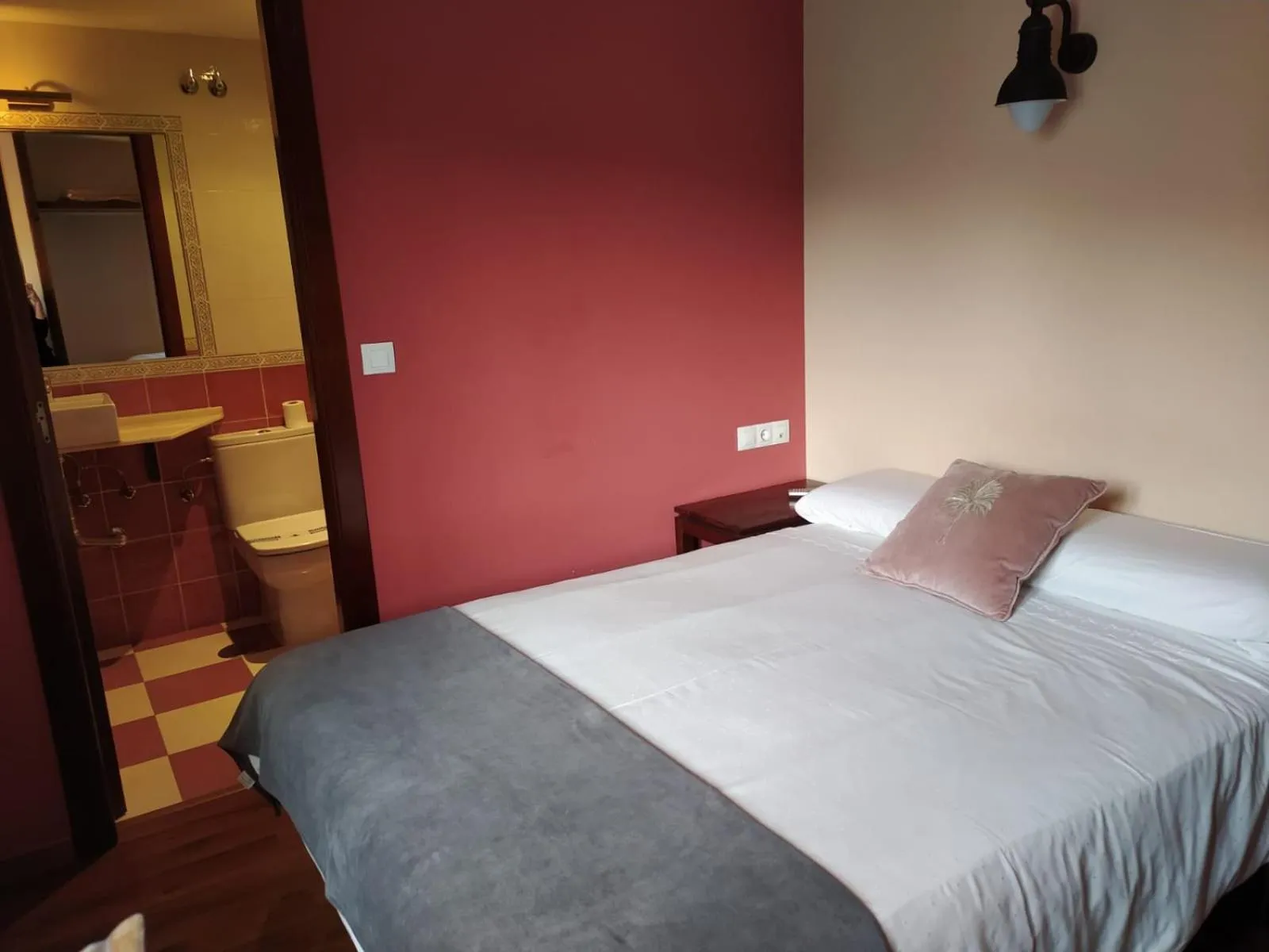 Bed in Hotel Cabo Ortegal