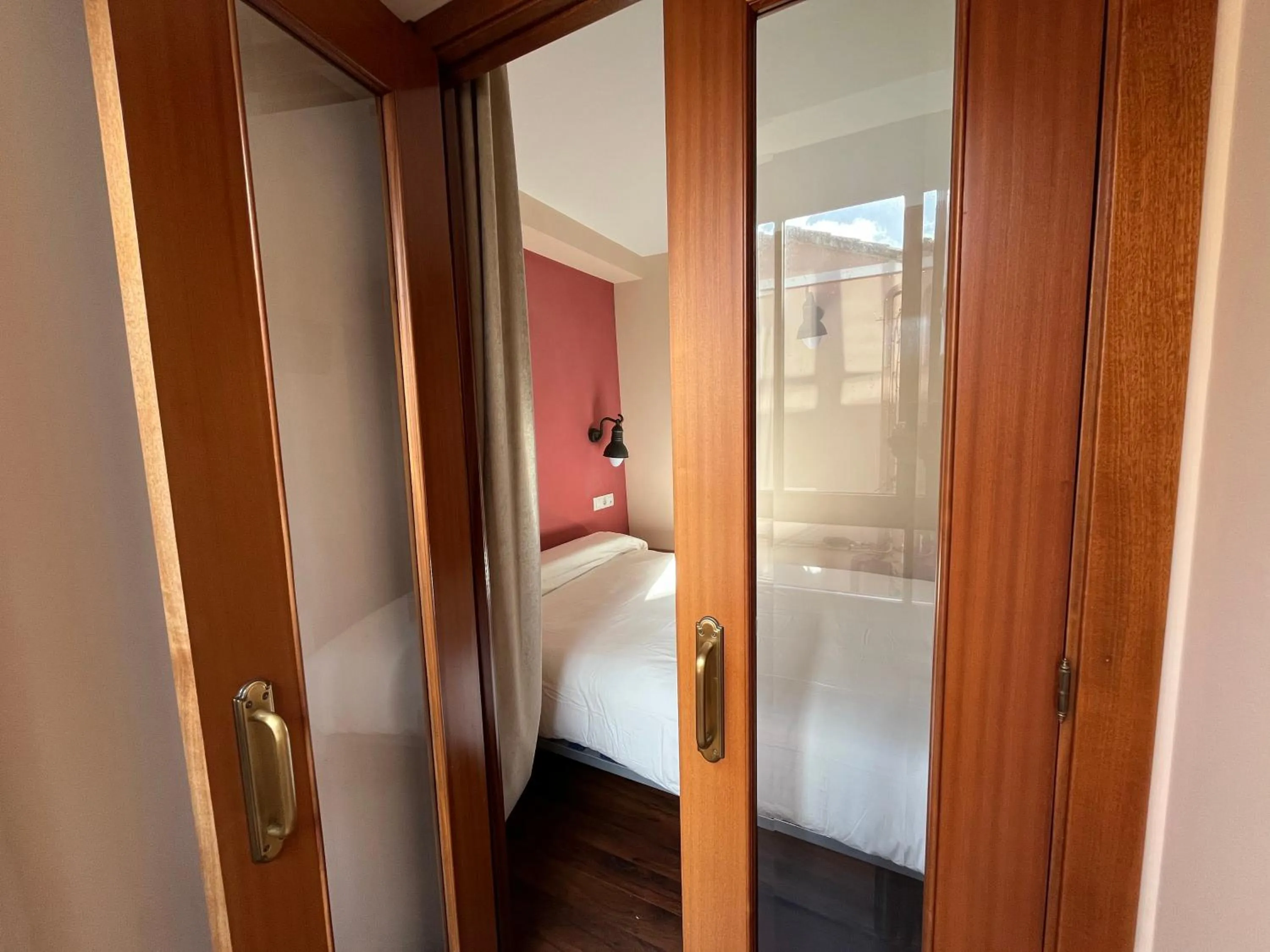 Bed in Hotel Cabo Ortegal