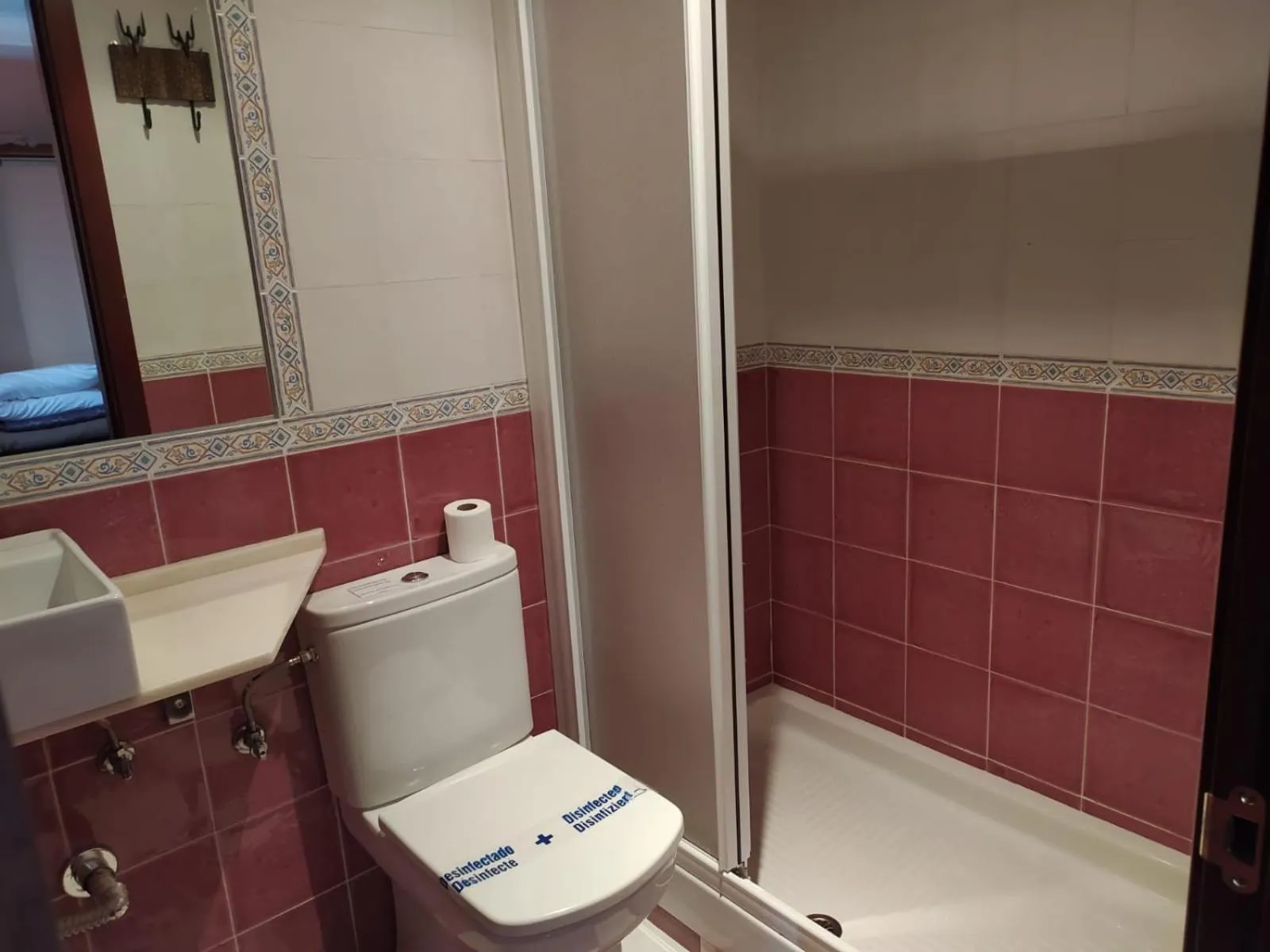 Toilet in Hotel Cabo Ortegal