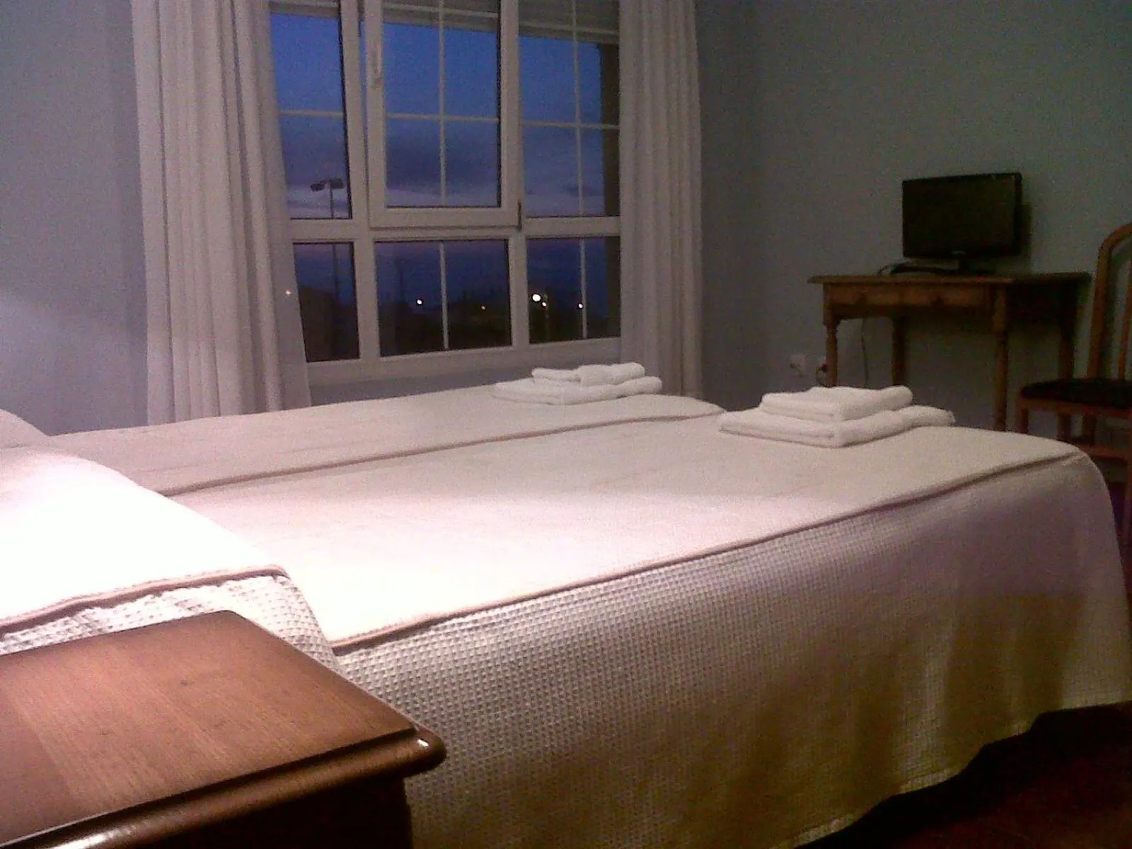 Photo of the whole room, Bed in Hotel Restaurante el Fornon