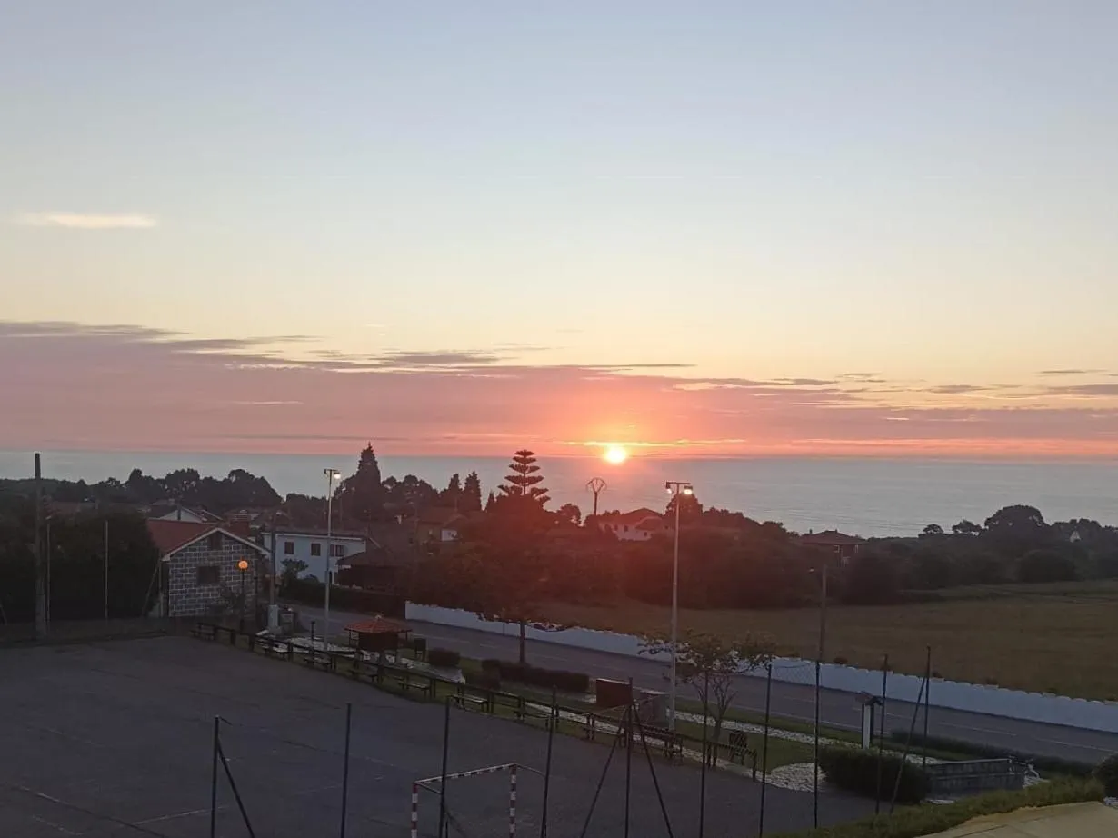 Sunset in Hotel Restaurante el Fornon