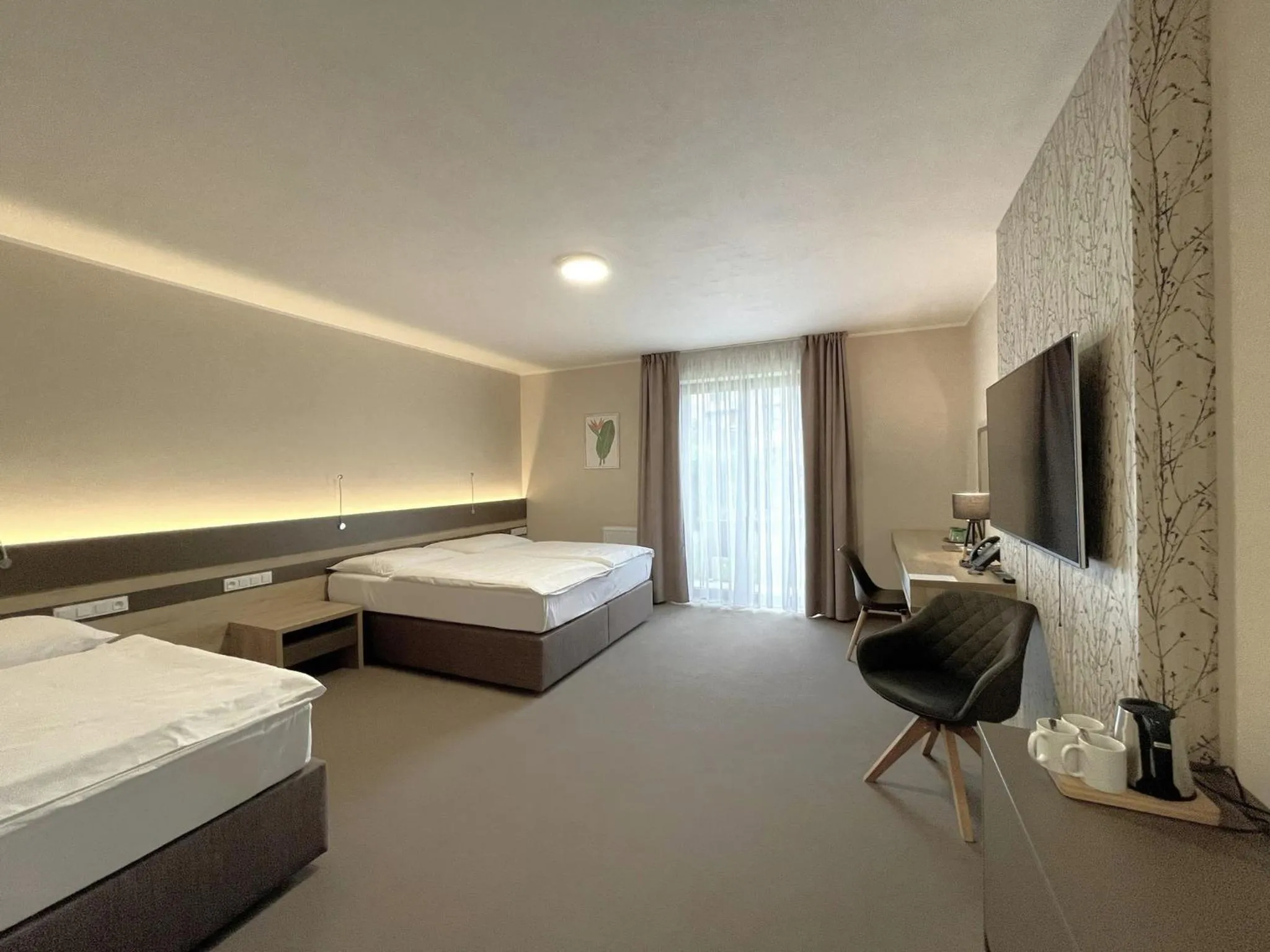 Bed in Hotel Panská Zahrada