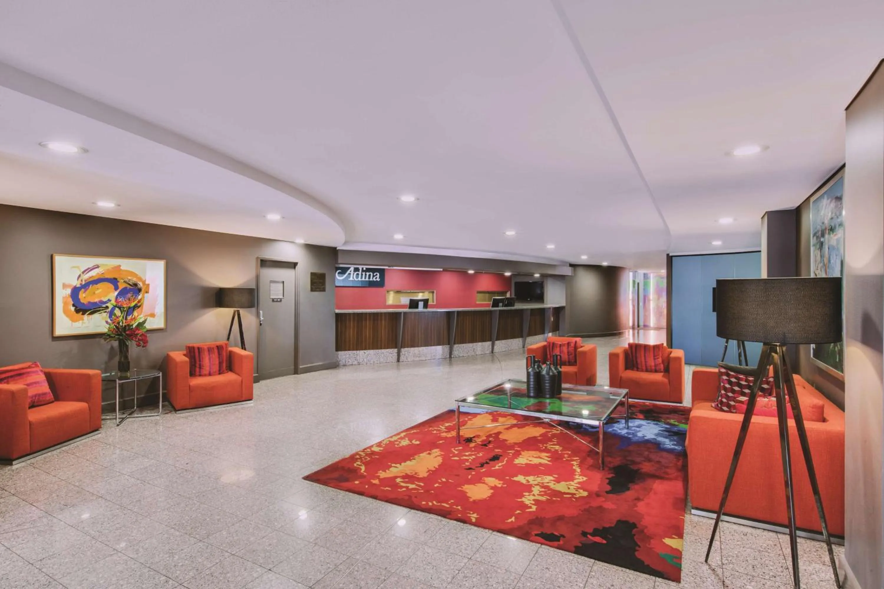 Lobby or reception in Adina Serviced Apartments Canberra James Court