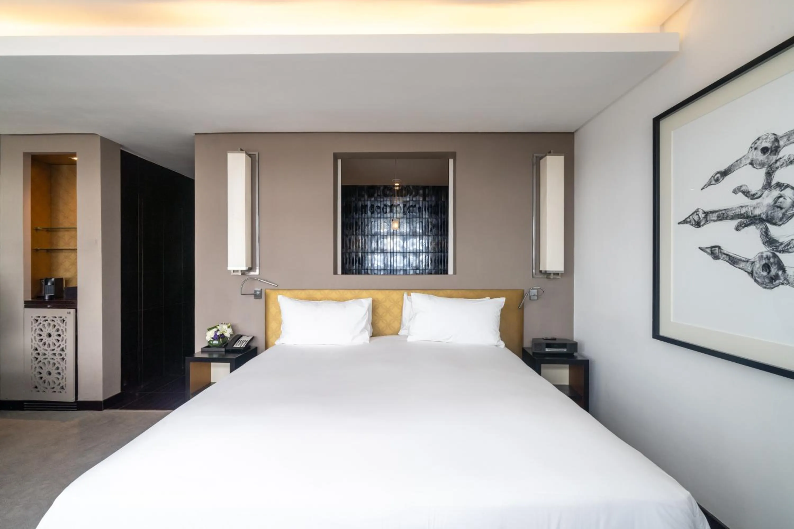 Bedroom, Bed in Sofitel Casablanca Tour Blanche